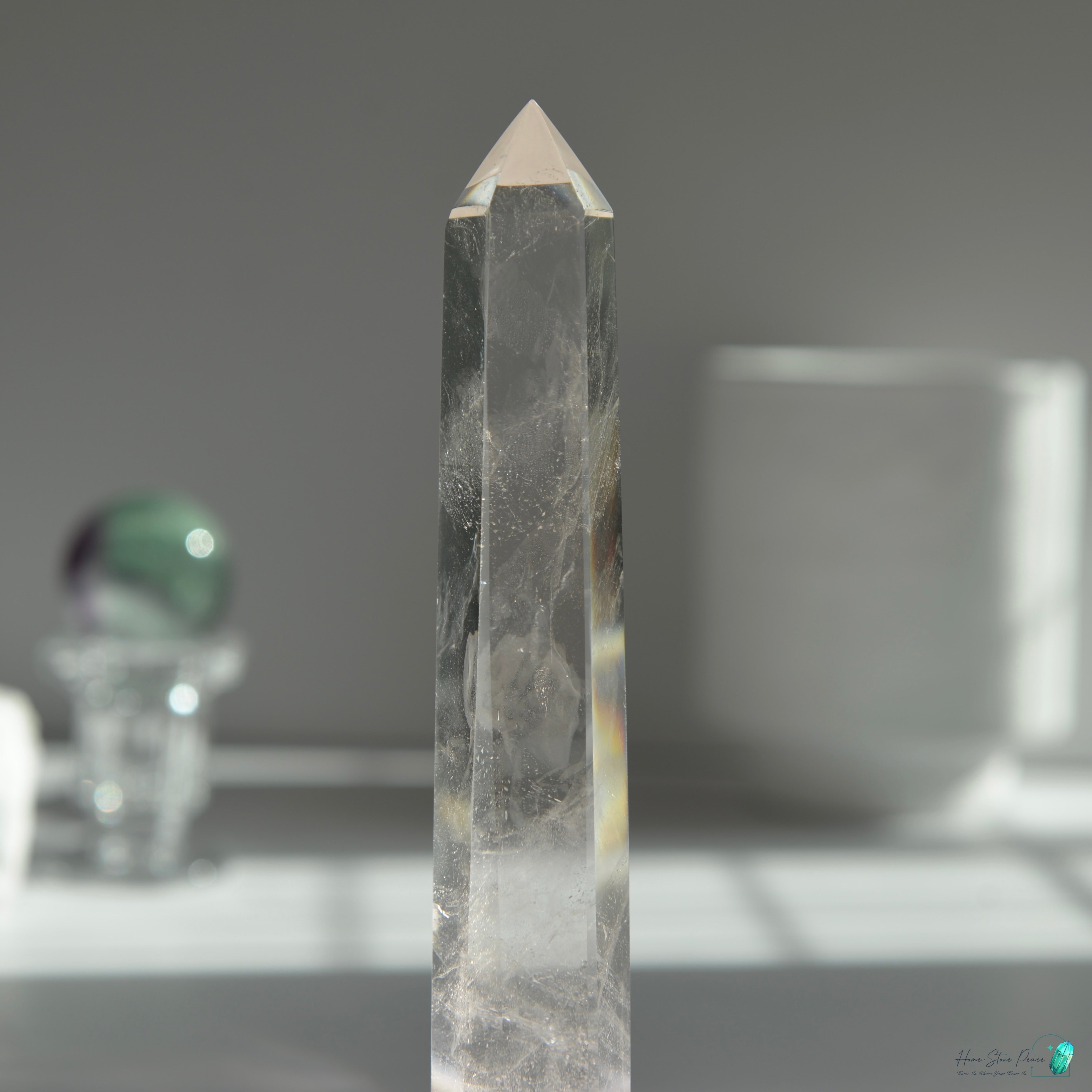 白水晶柱 Clear Quartz Tower