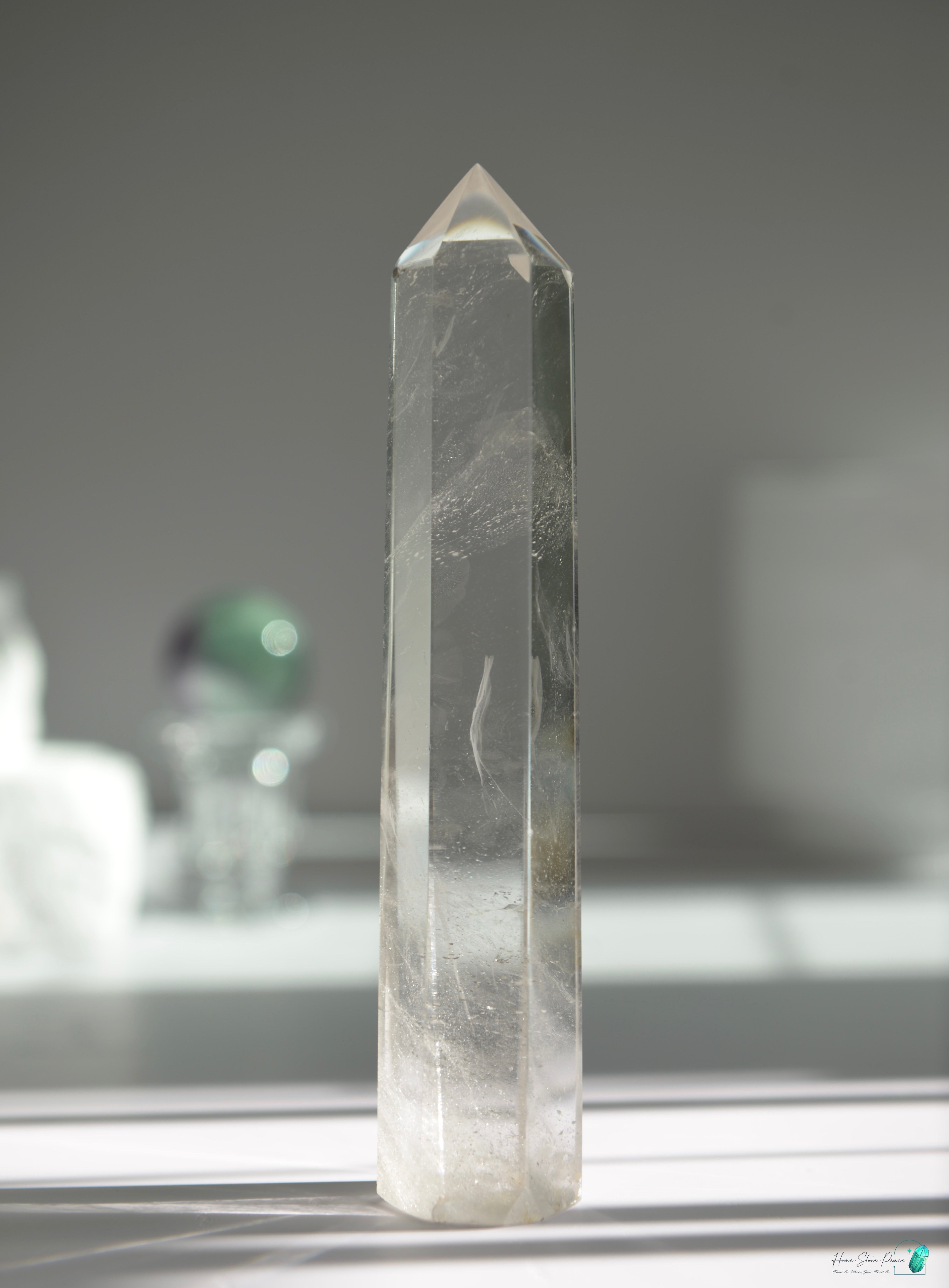 白水晶柱 Clear Quartz Tower
