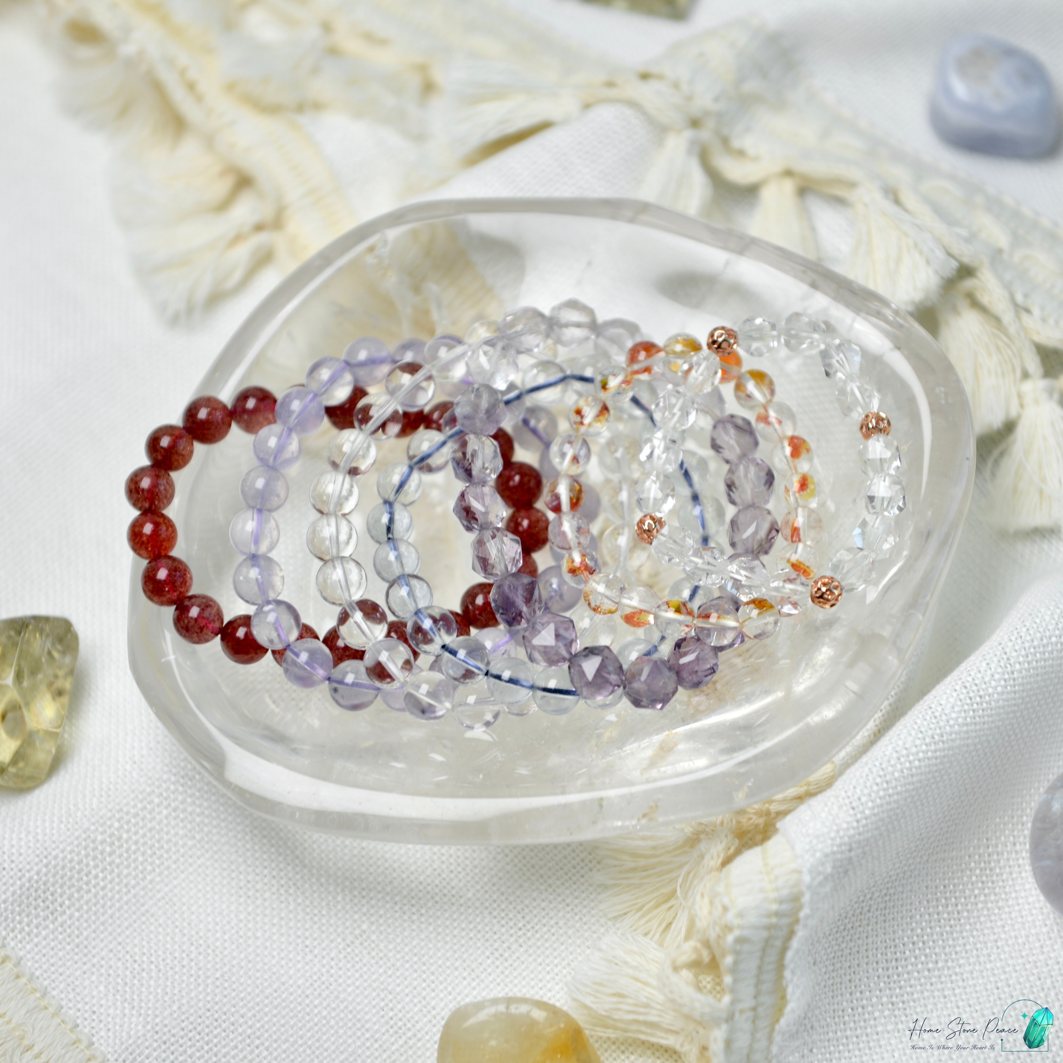 白水晶碟(大) Clear Quartz Dish (Large)