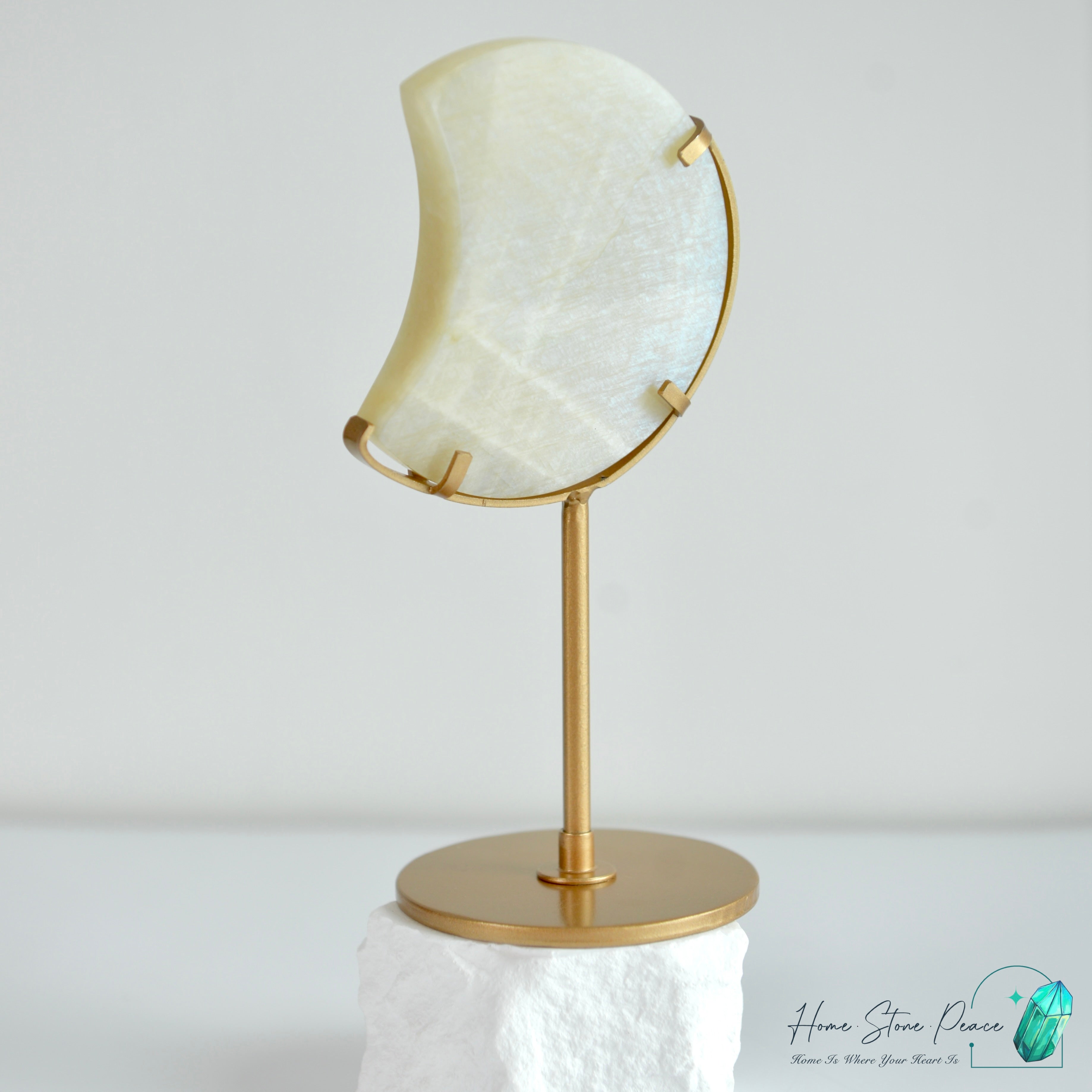 月亮石連座 Moonstone with Stand