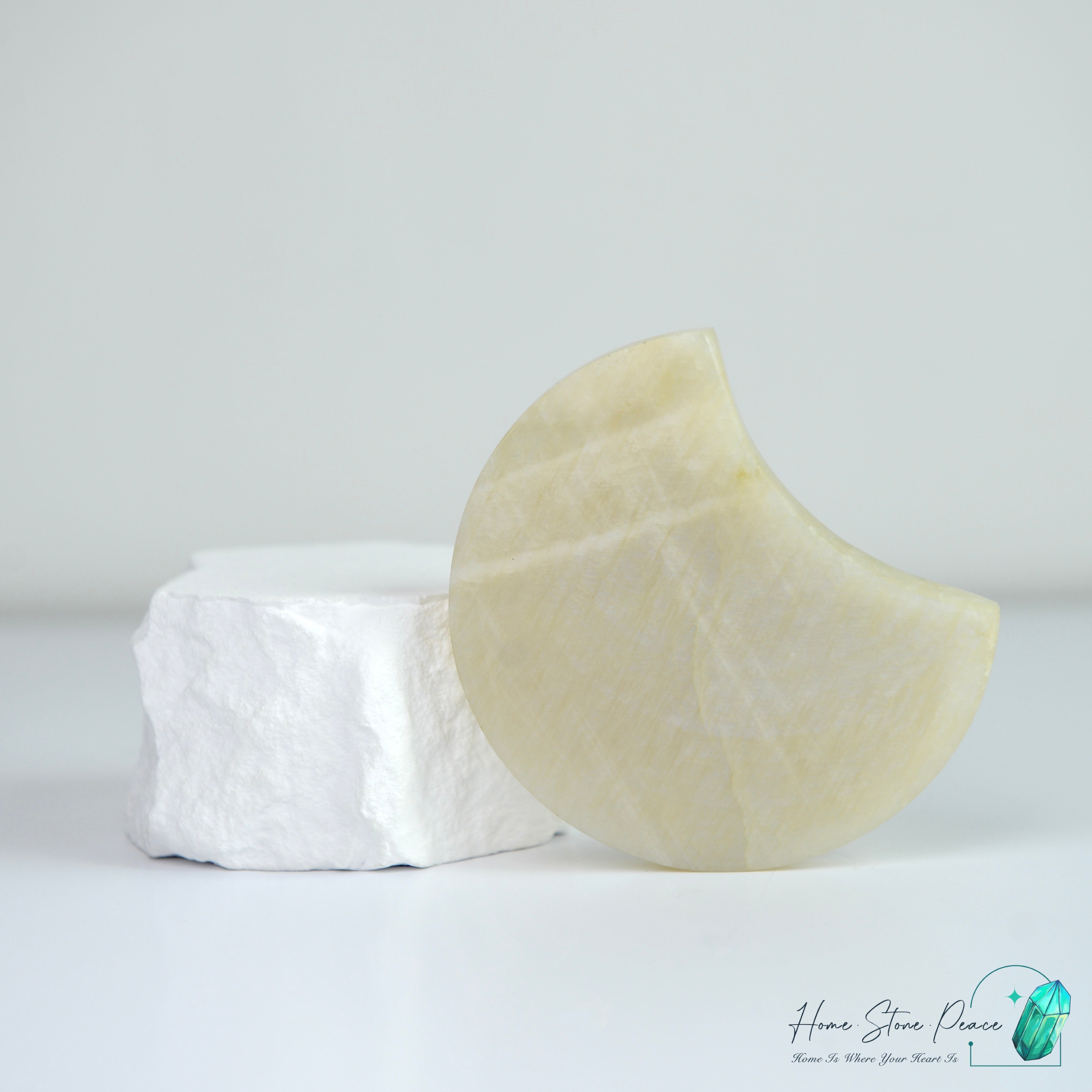 月亮石連座 Moonstone with Stand