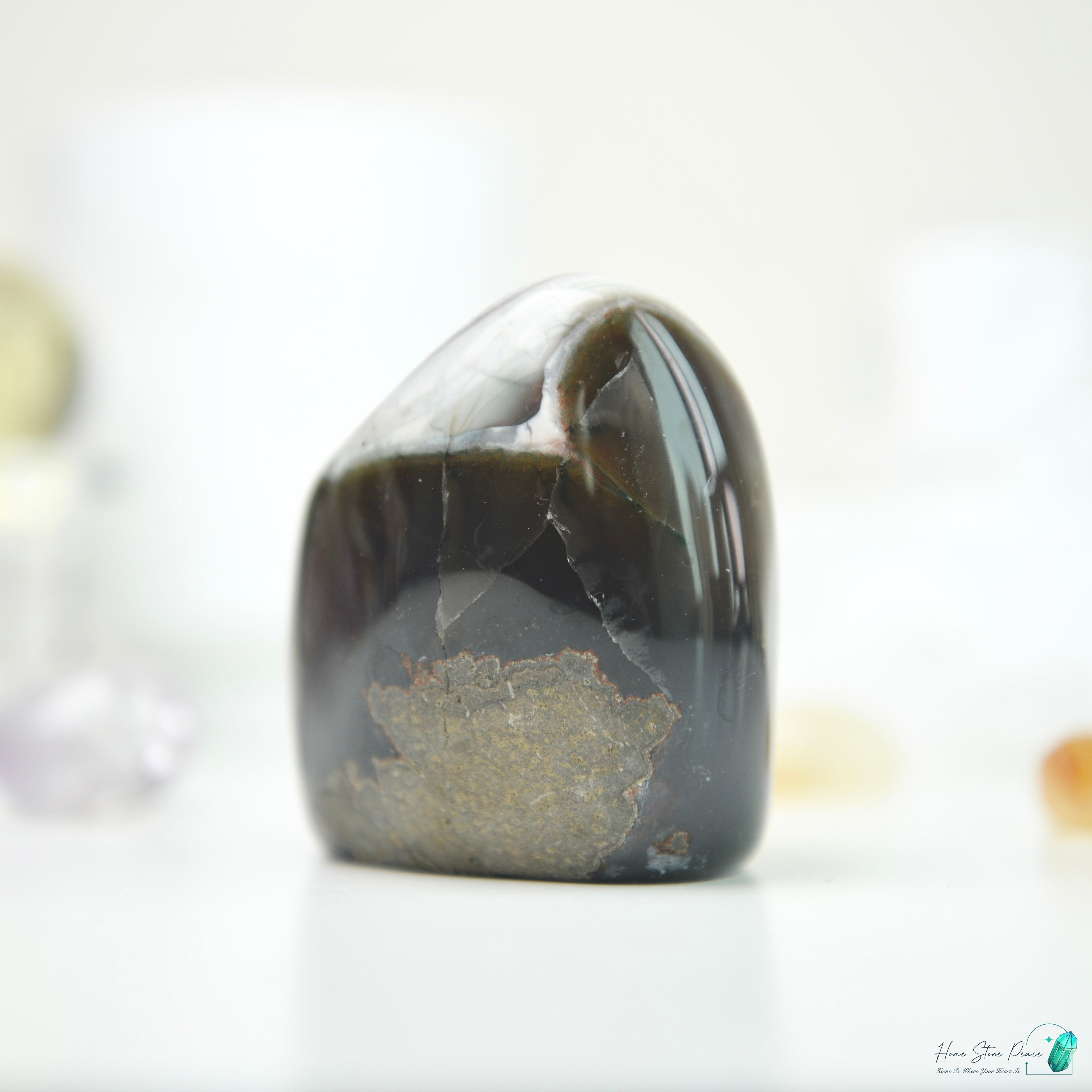 瑪瑙邊紫水晶隨形 Agate Amethyst Free Form