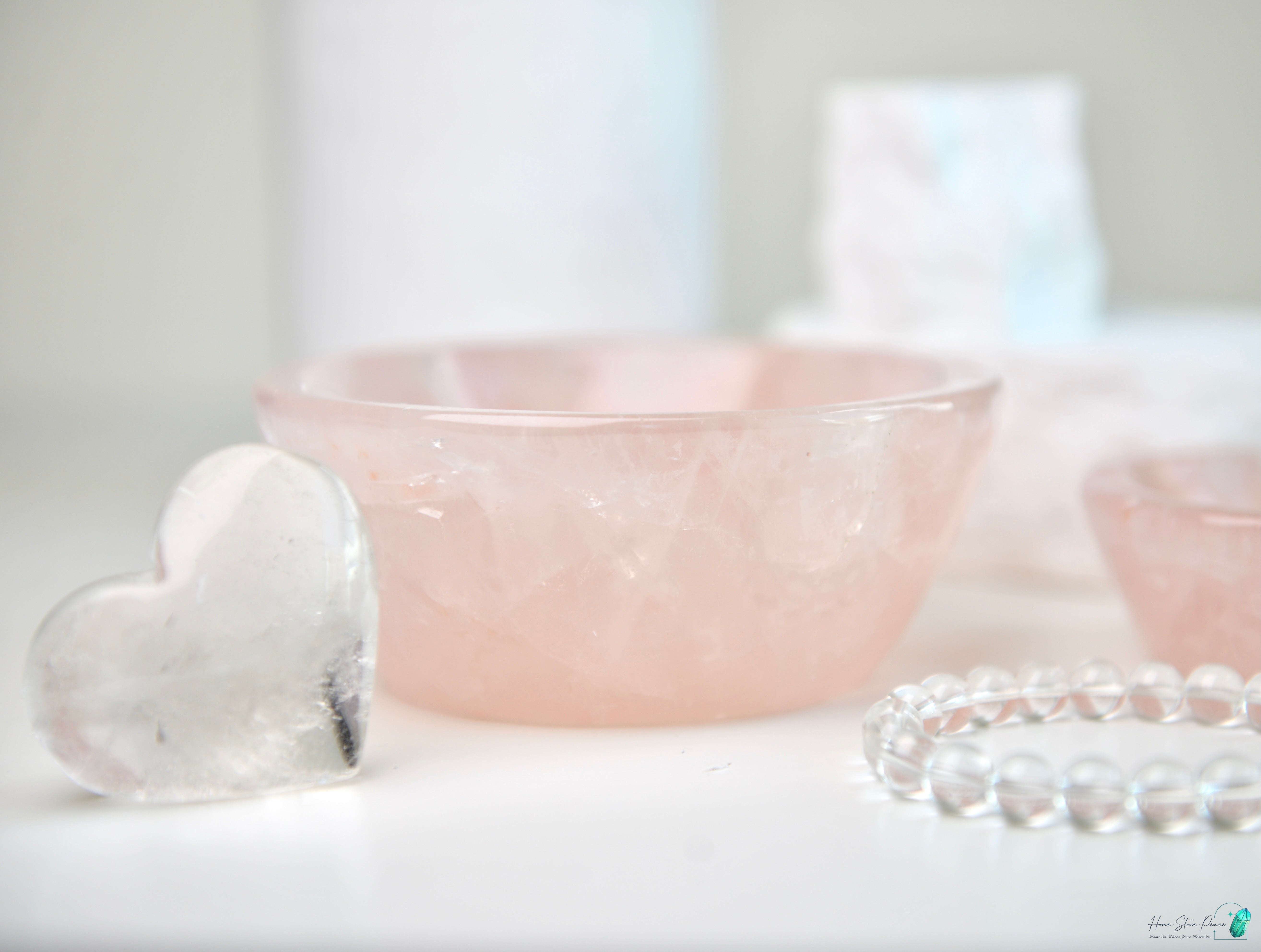 粉紅水晶碗 Rose Quartz Bowl