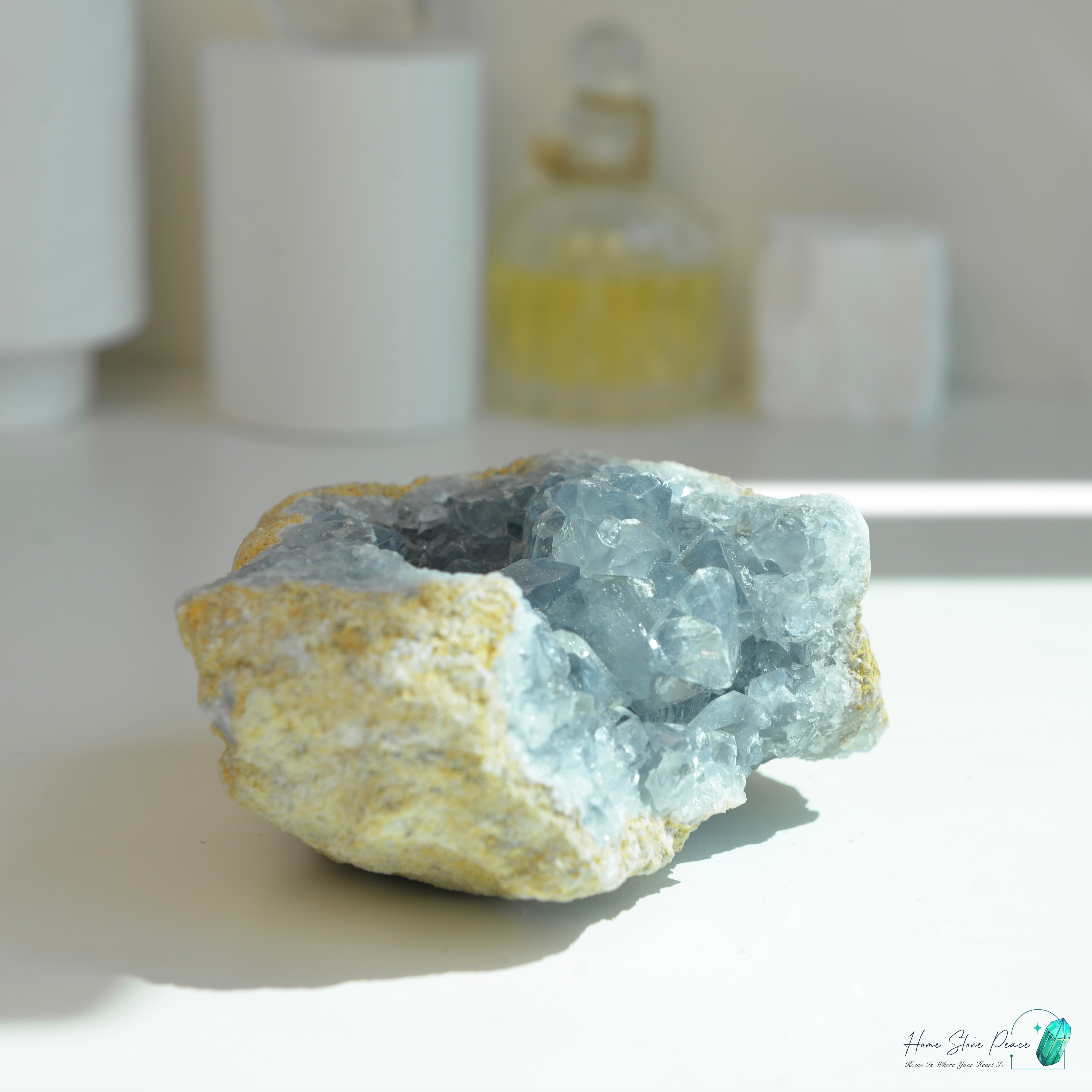 天青石原石(大) セレスタイトクラスター(大)