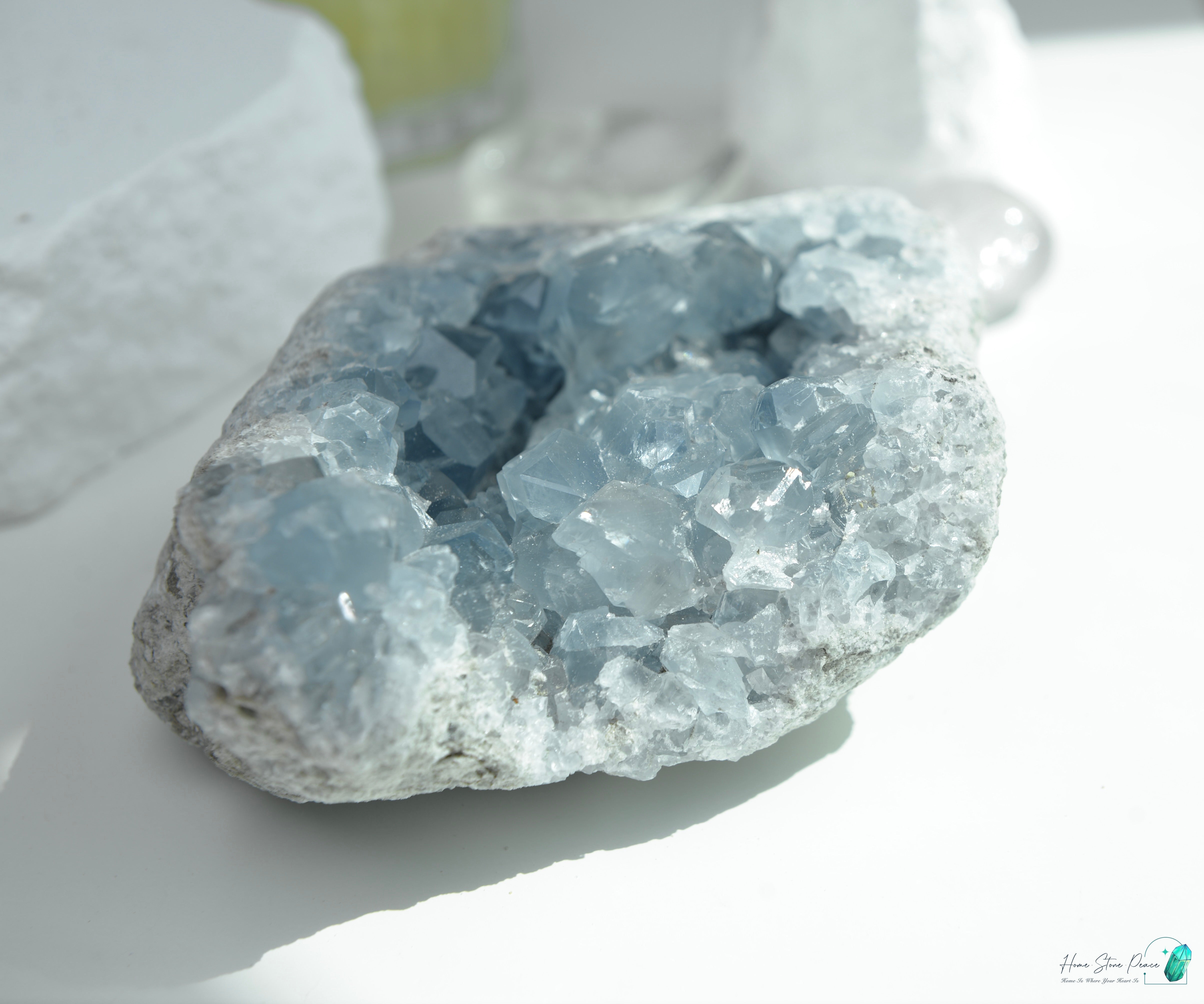 天青石原石(大) セレスタイトクラスター(大)