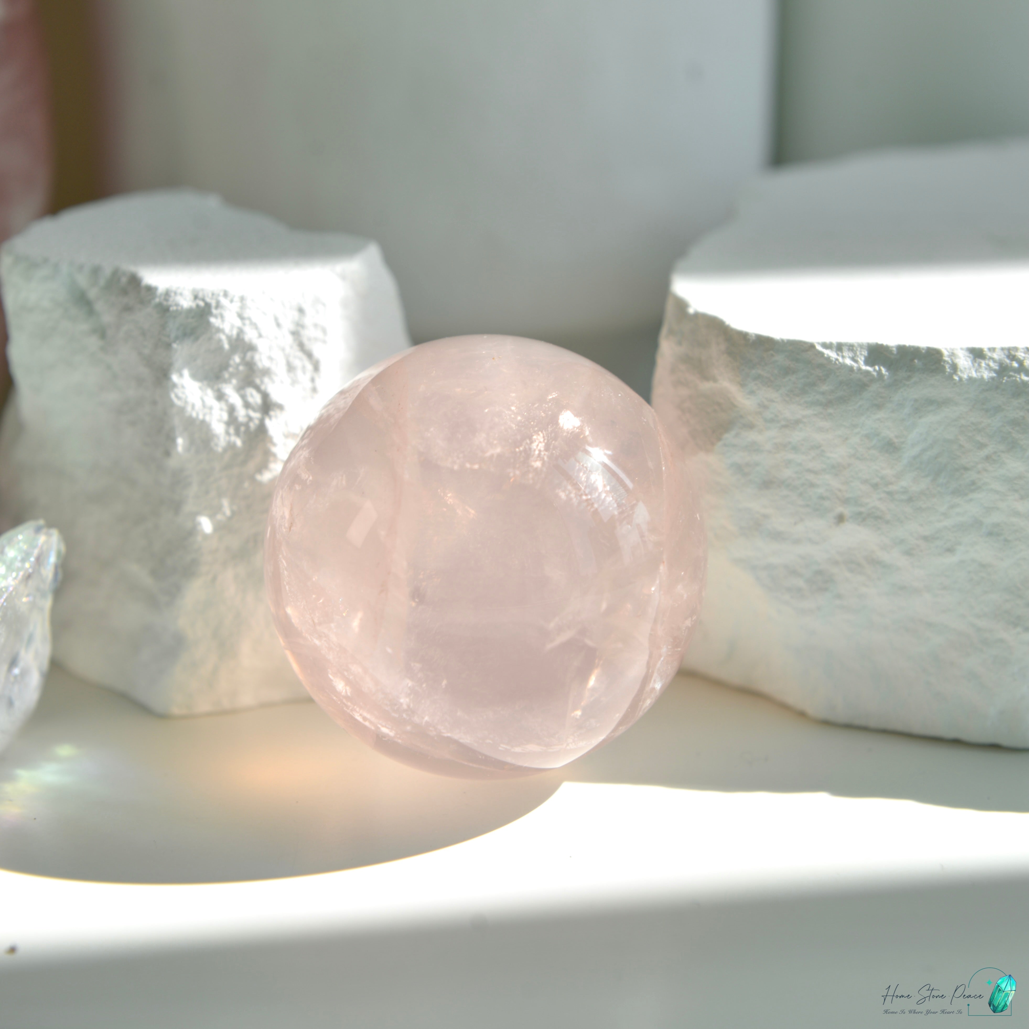 莫桑比克粉紅水晶球 Mozambique Rose Quartz Sphere