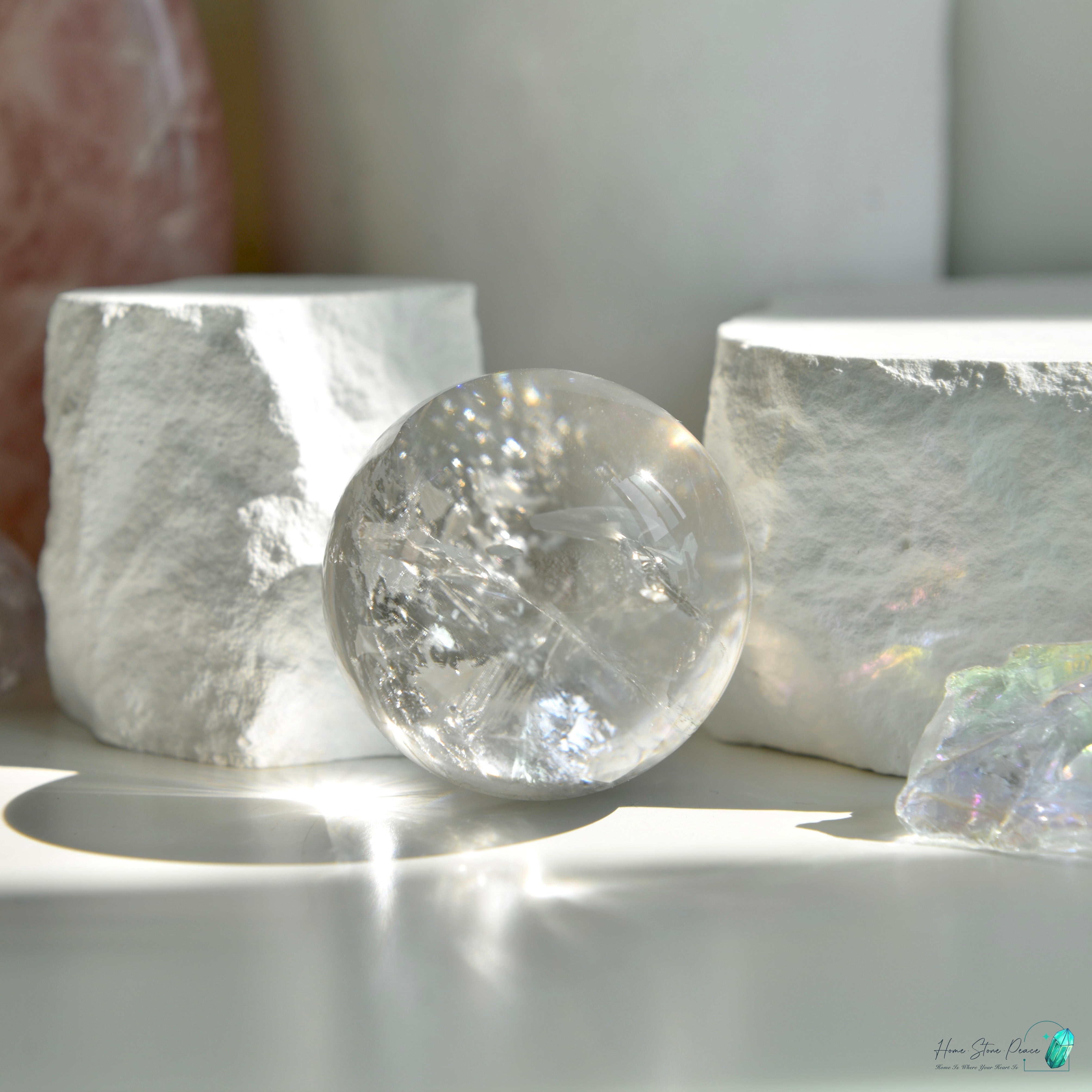 白水晶小柱 クリアクォーツタワー