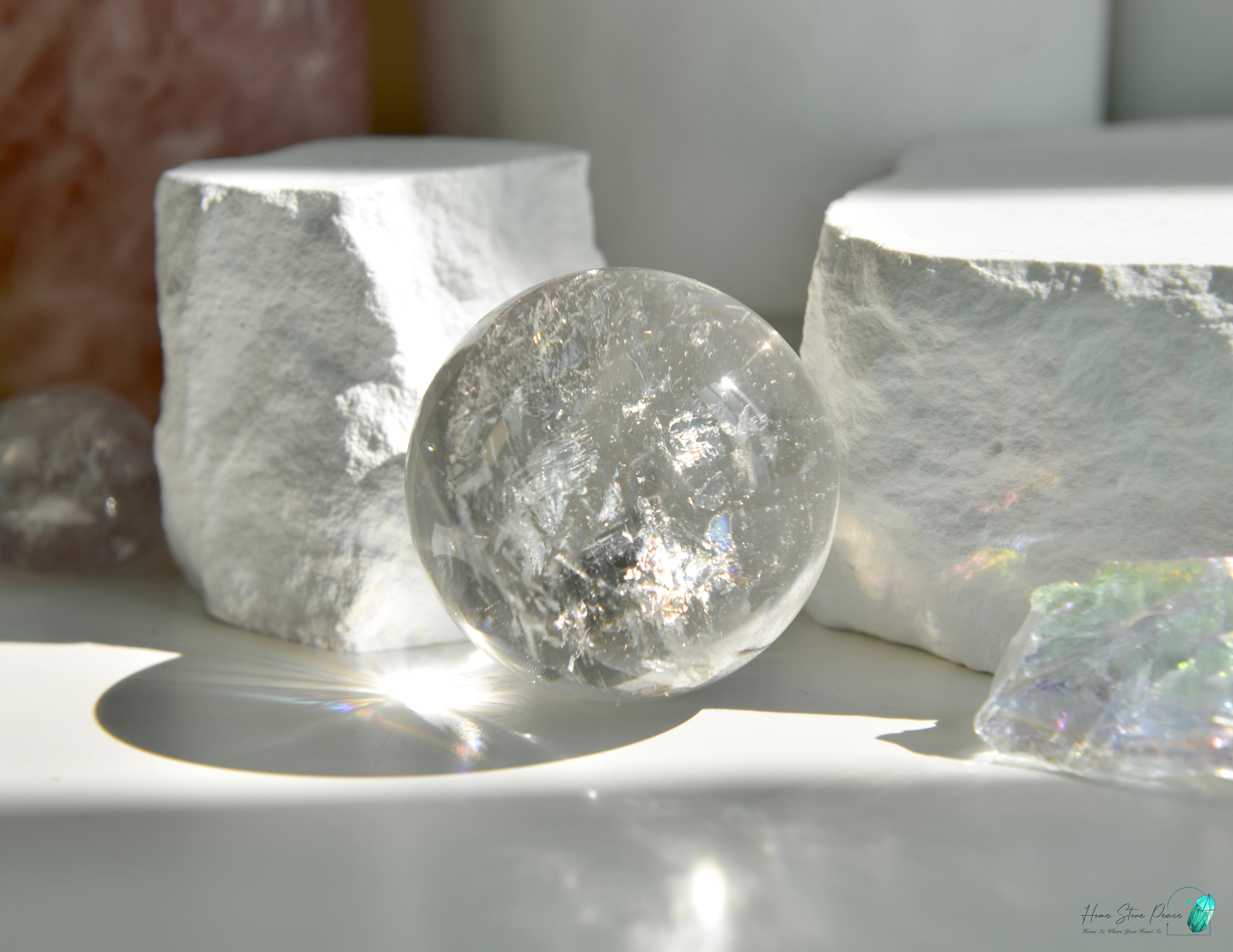 白水晶小柱 クリアクォーツタワー