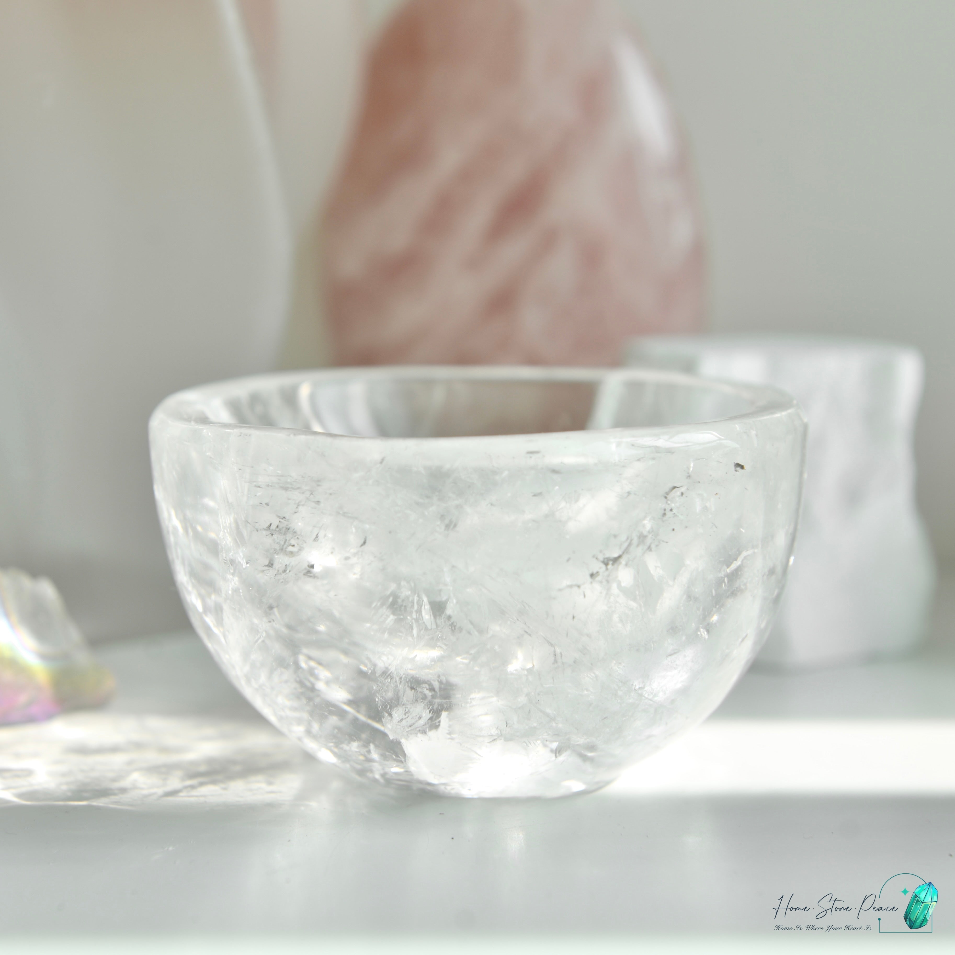 白水晶碗 Clear Quartz Bowl