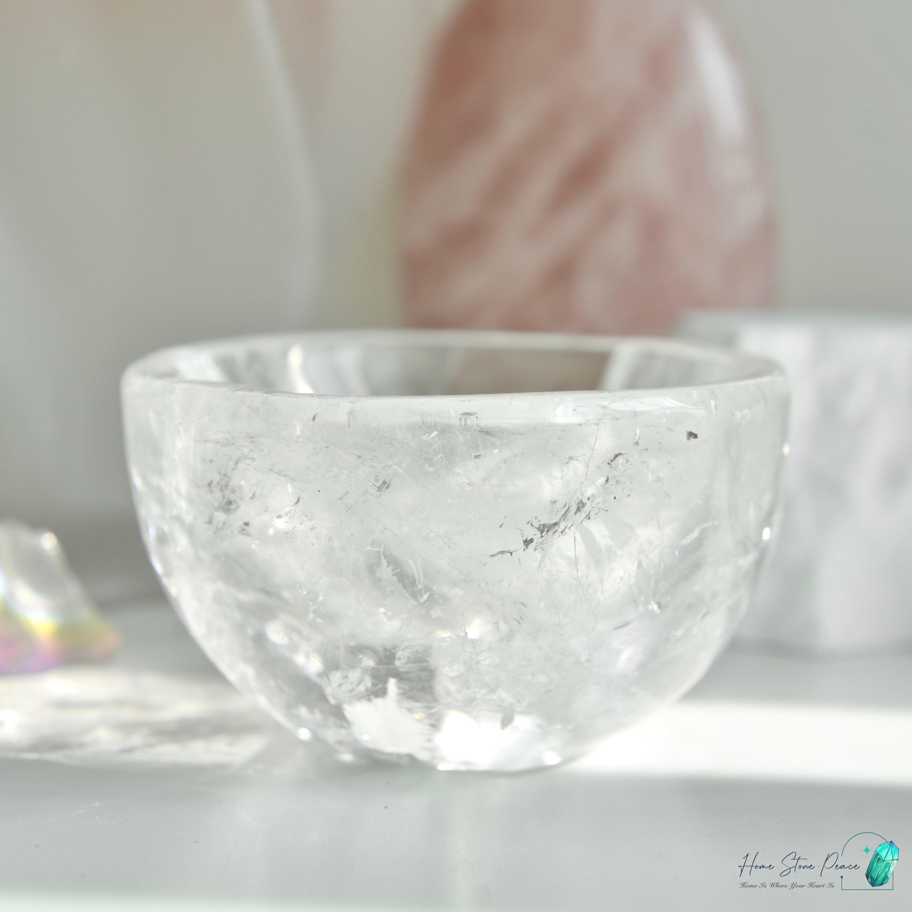 白水晶碗 Clear Quartz Bowl
