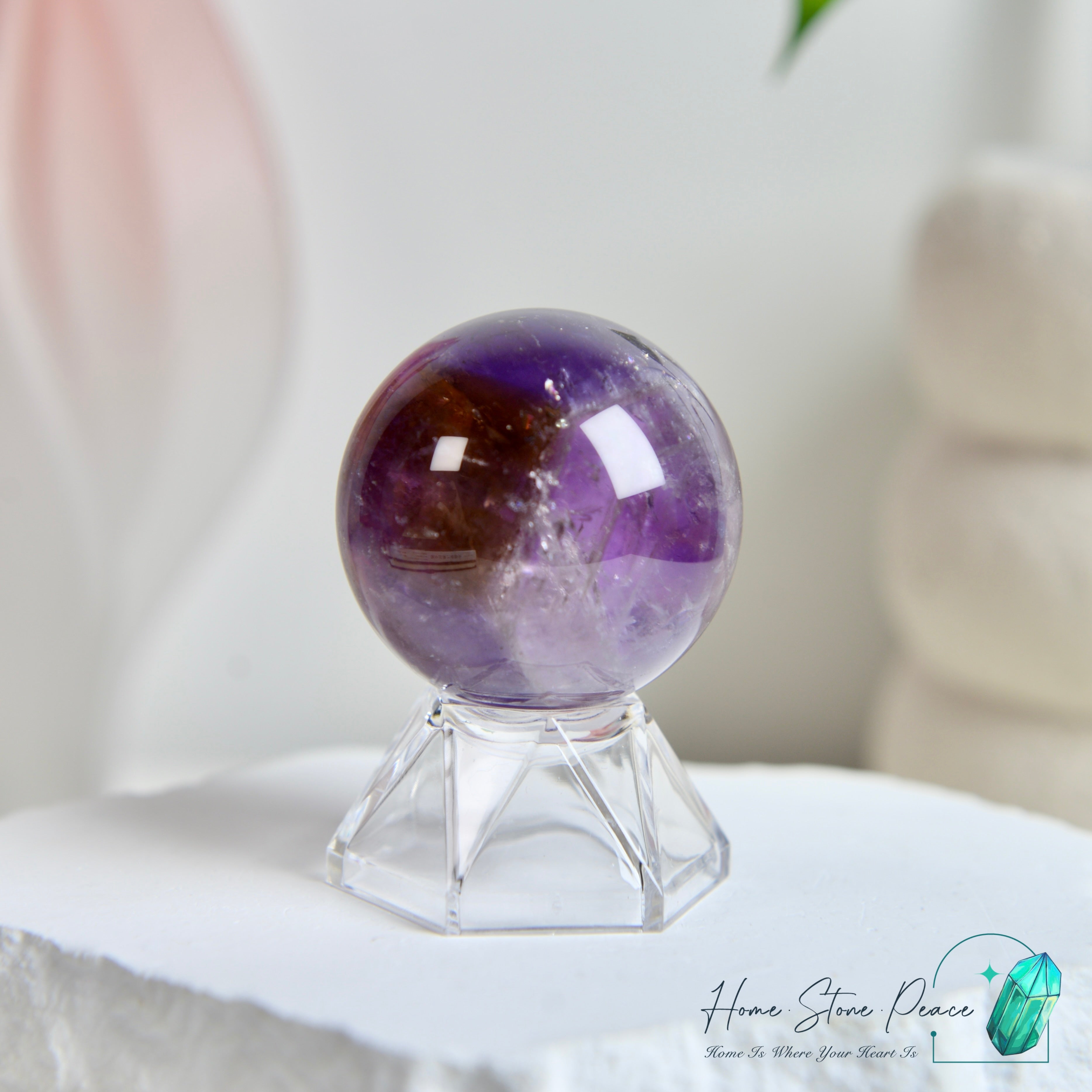紫黃水晶球 Ametrine Sphere