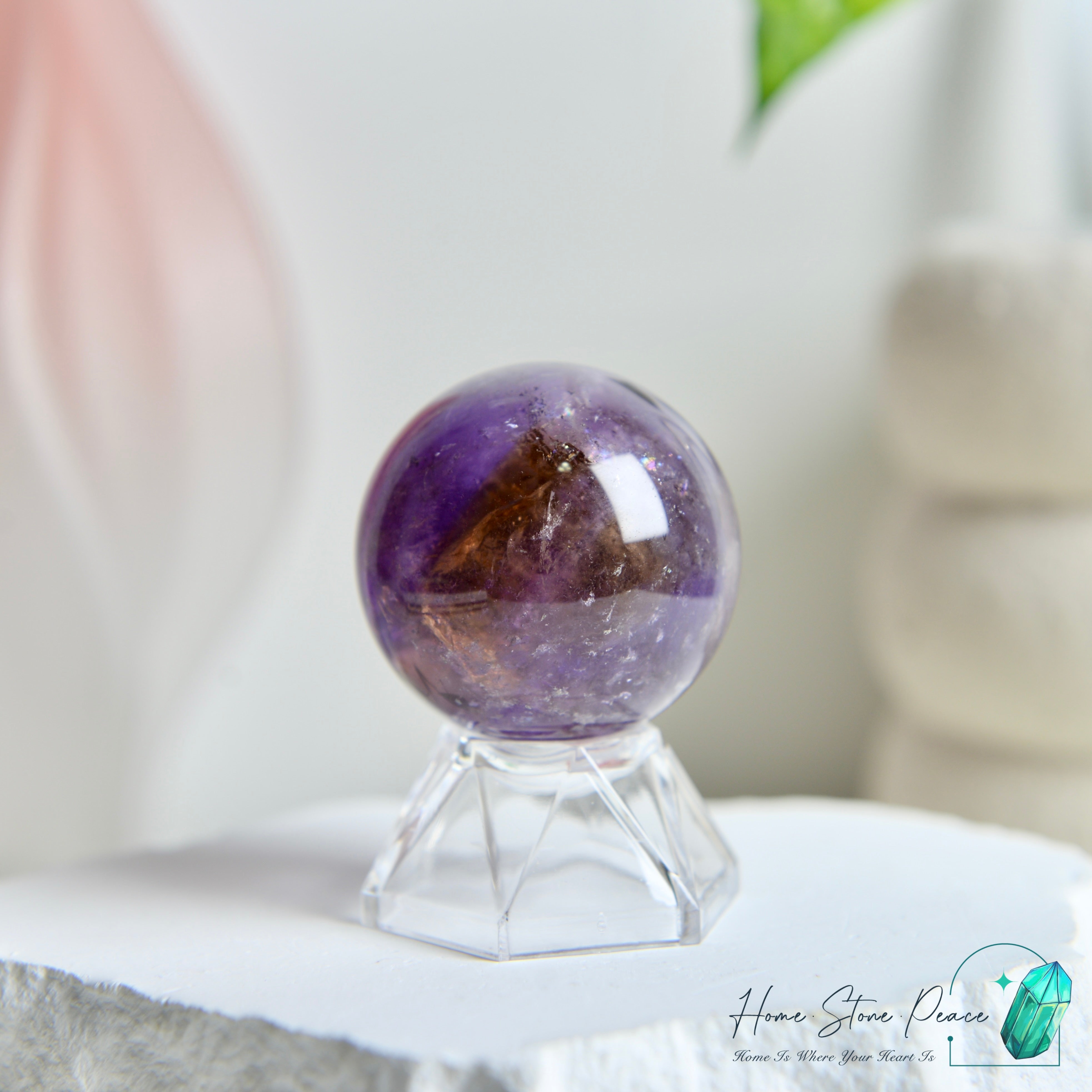紫黃水晶球 Ametrine Sphere