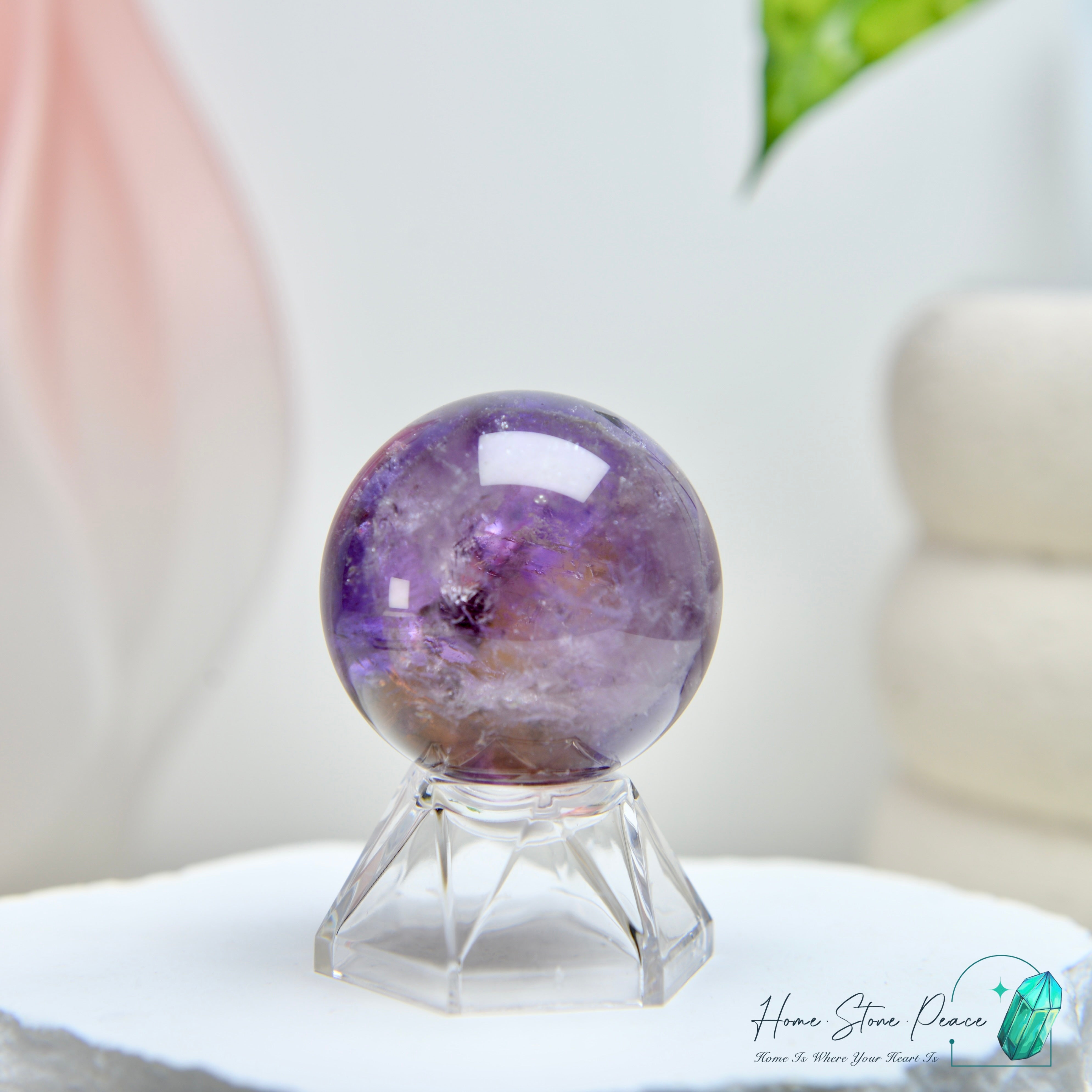 紫黃水晶球 Ametrine Sphere