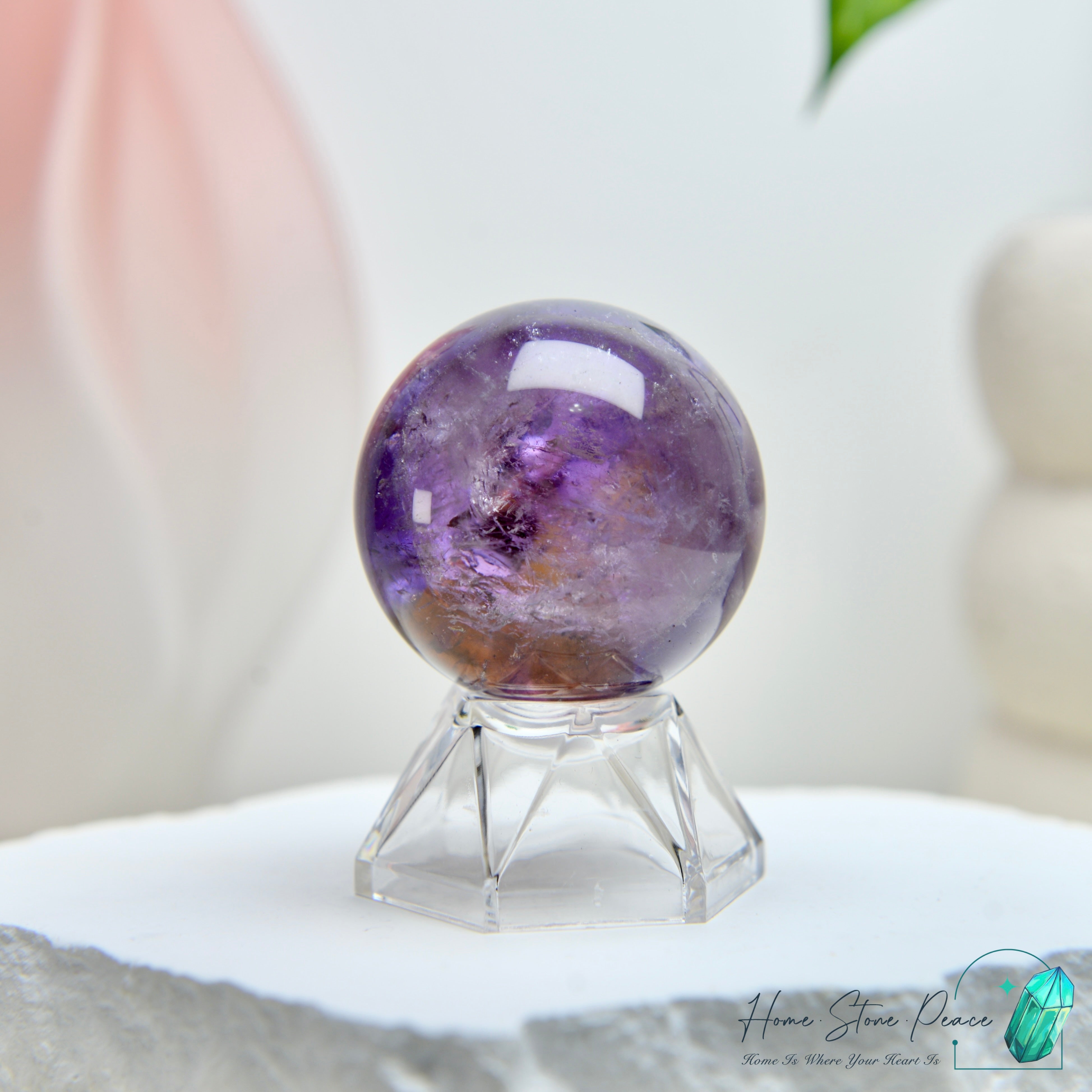 紫黃水晶球 Ametrine Sphere