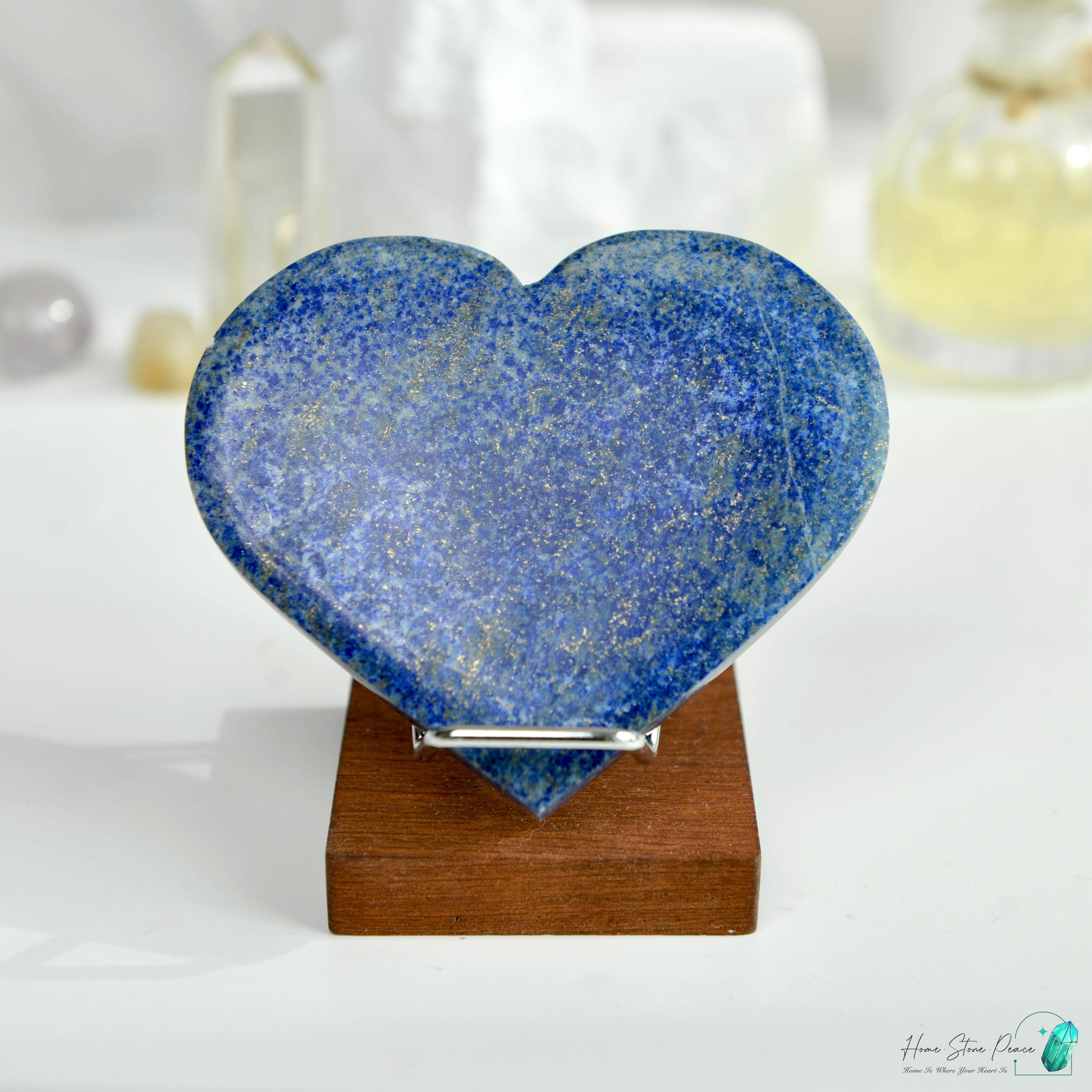 青金石黃鐵礦共生心 Lazurite Pyrite Heart
