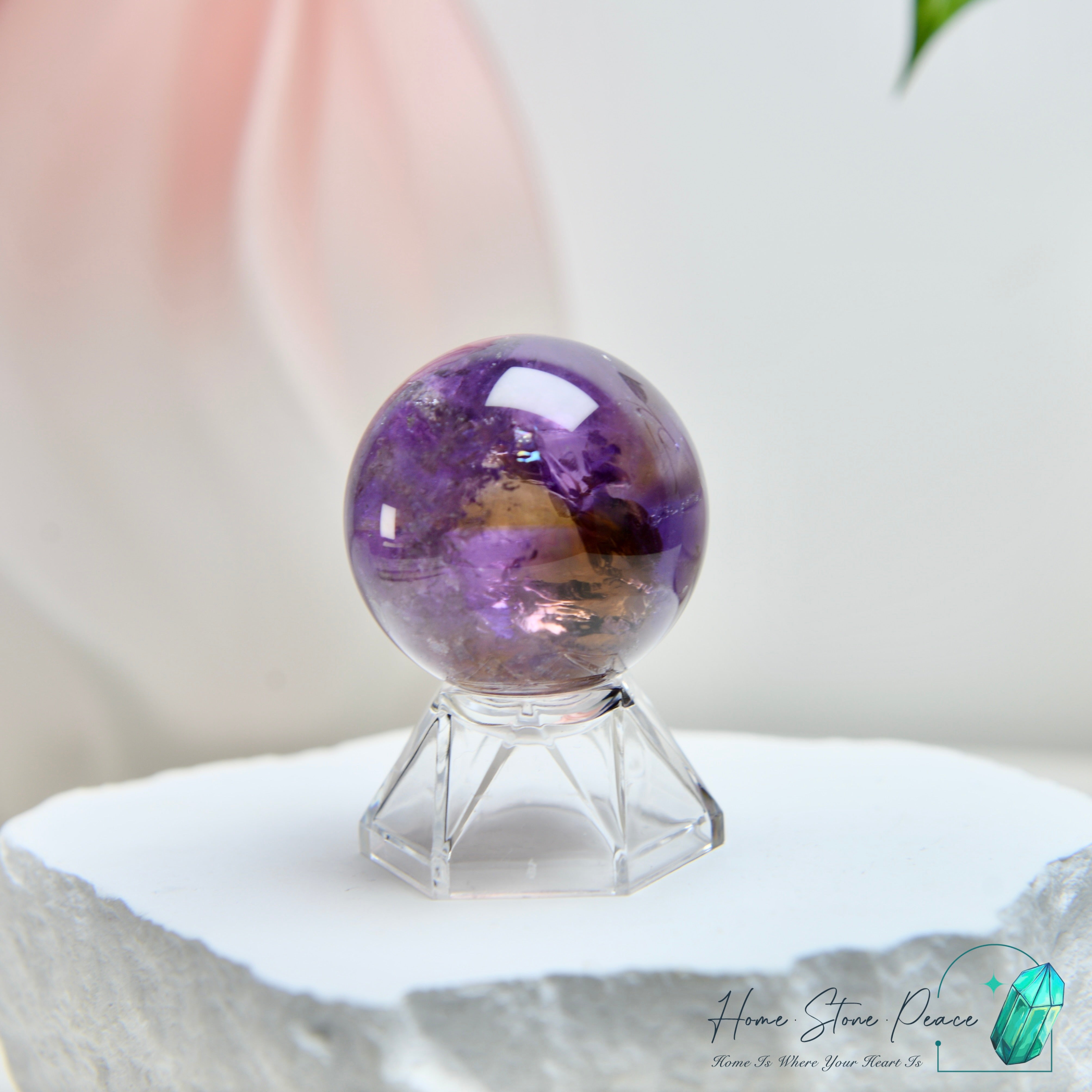紫黃水晶球 Ametrine Sphere