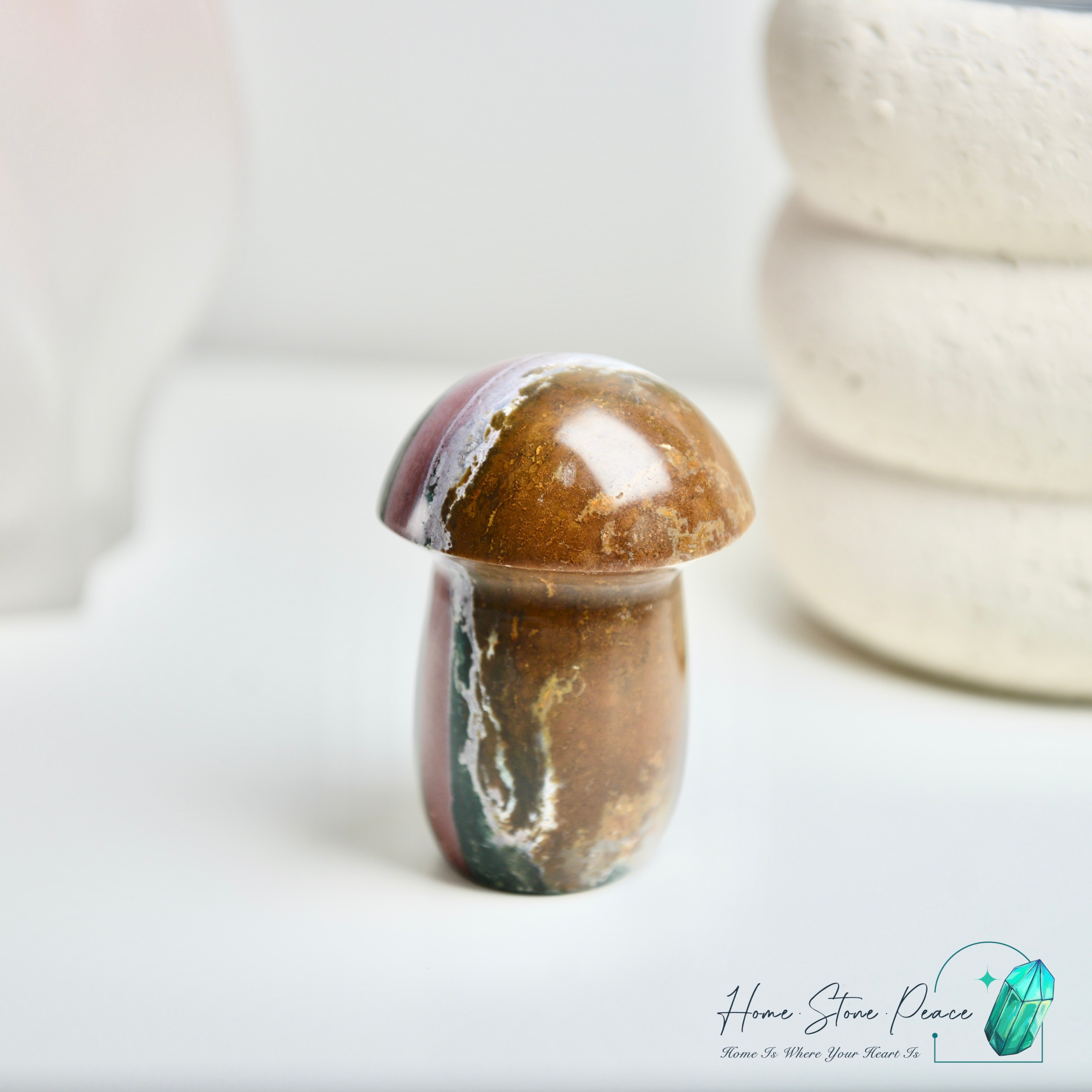 海洋碧玉蘑菇 Ocean Jasper Mushroom