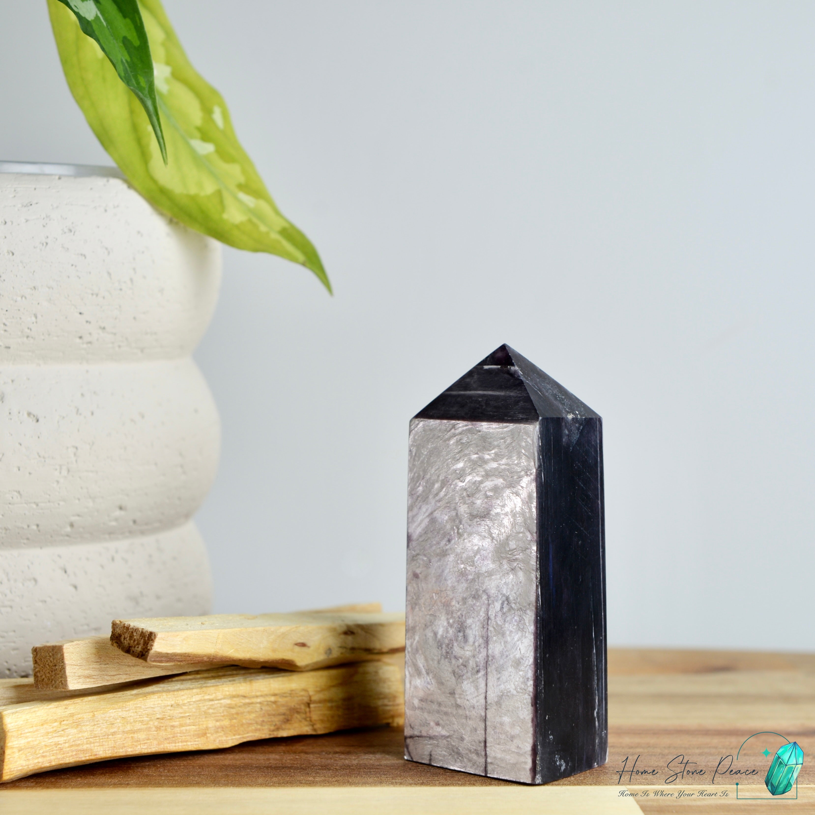 巴西紫鋰雲母柱 ブラジル紫レピドライトタワー