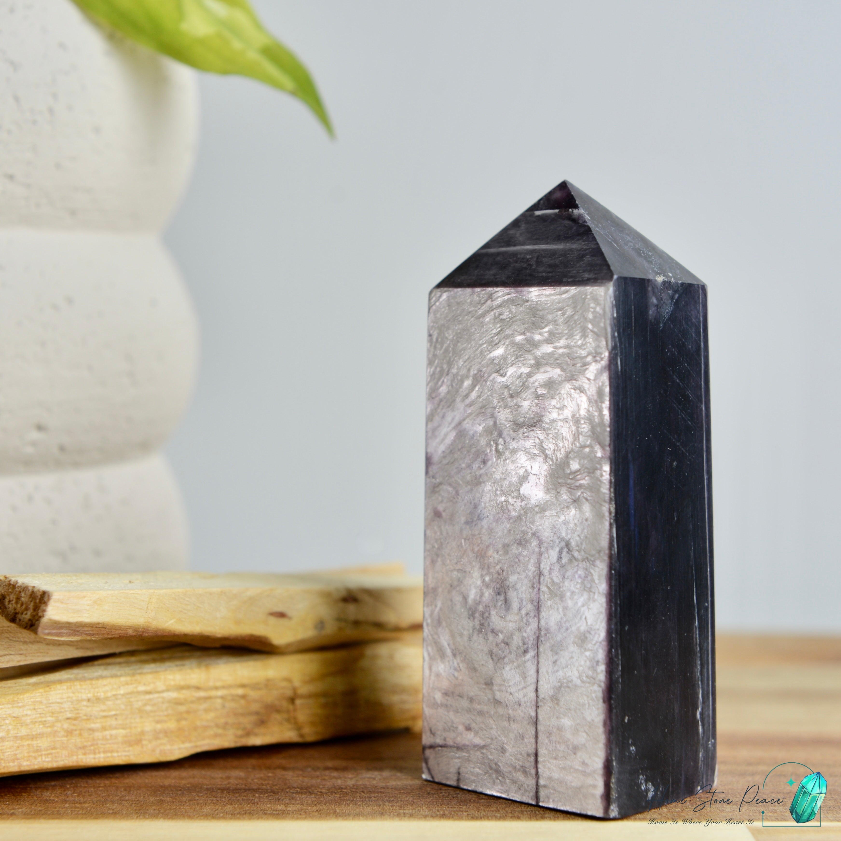 巴西紫鋰雲母柱 ブラジル紫レピドライトタワー