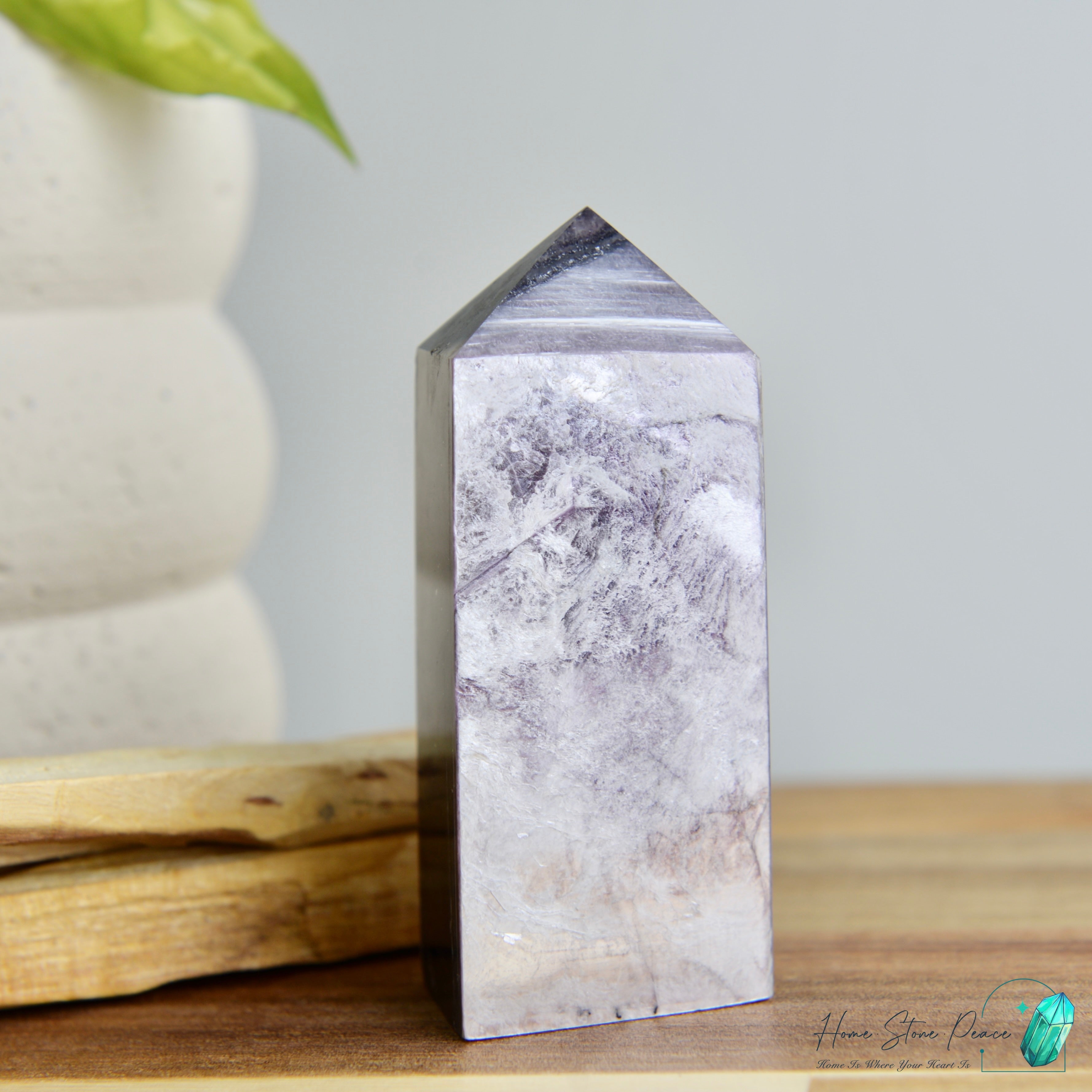 巴西紫鋰雲母柱 ブラジル紫レピドライトタワー