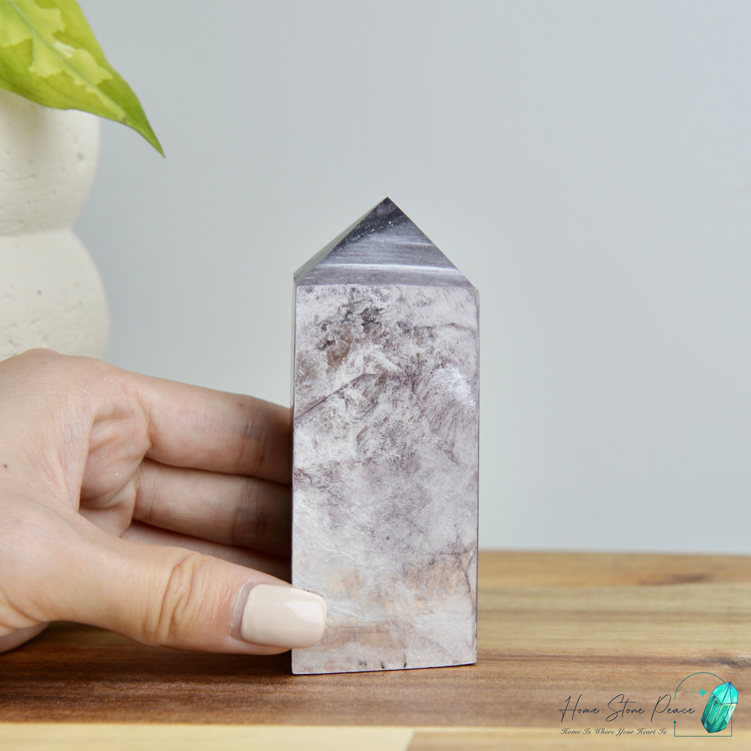 巴西紫鋰雲母柱 ブラジル紫レピドライトタワー