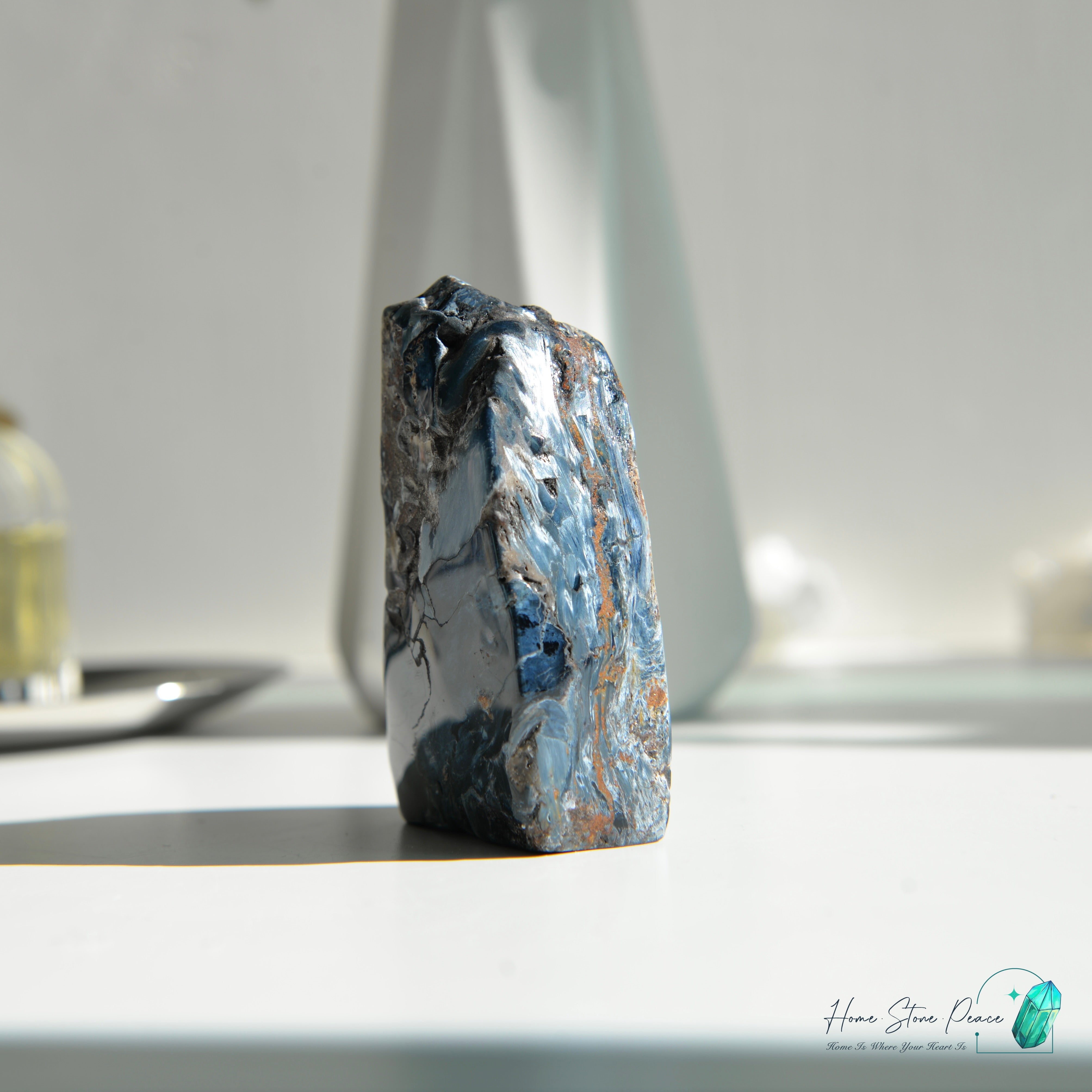 彼得石原石 Pietersite Cluster