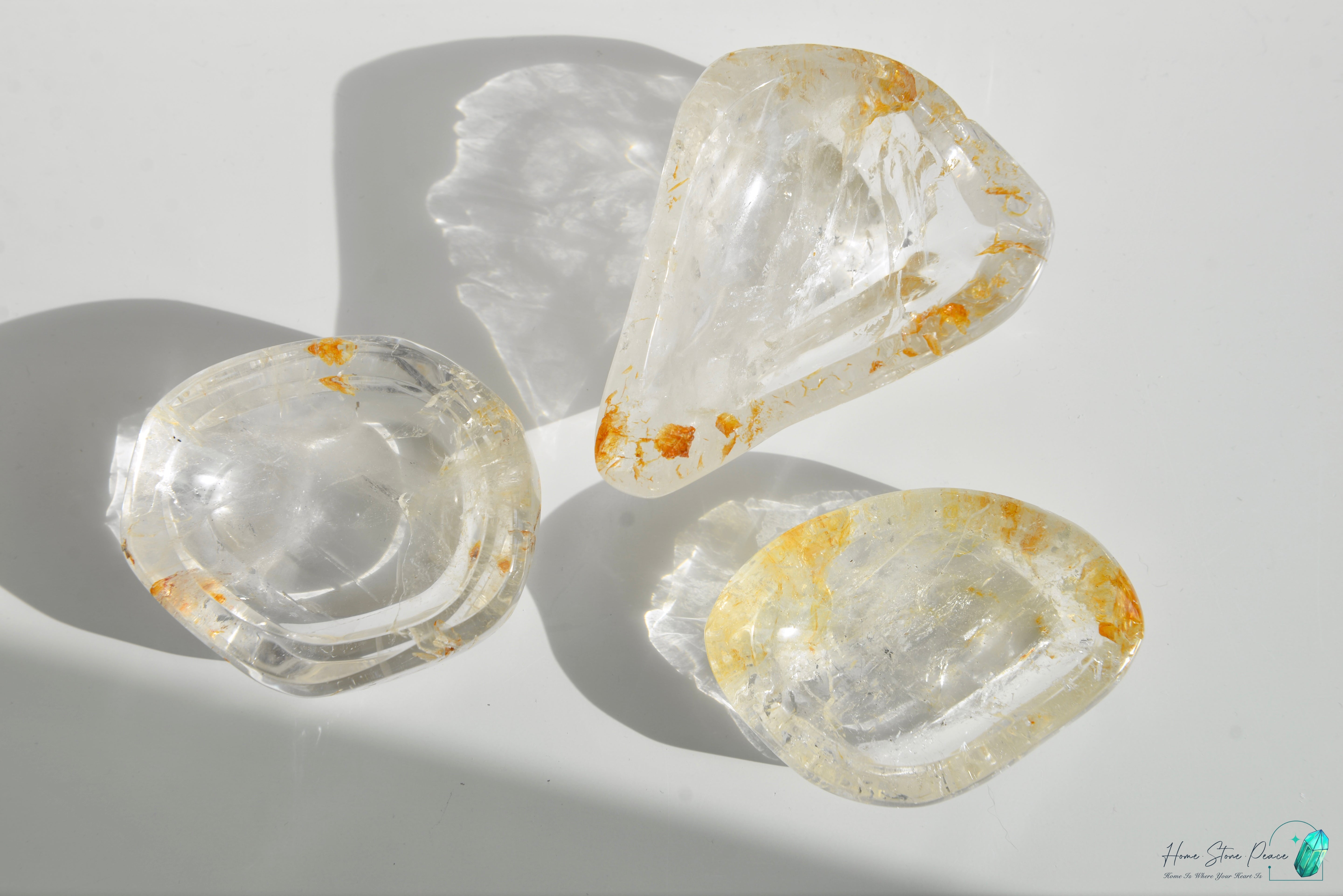 黃膠花水晶碟 Golden Healer Crystal Dish