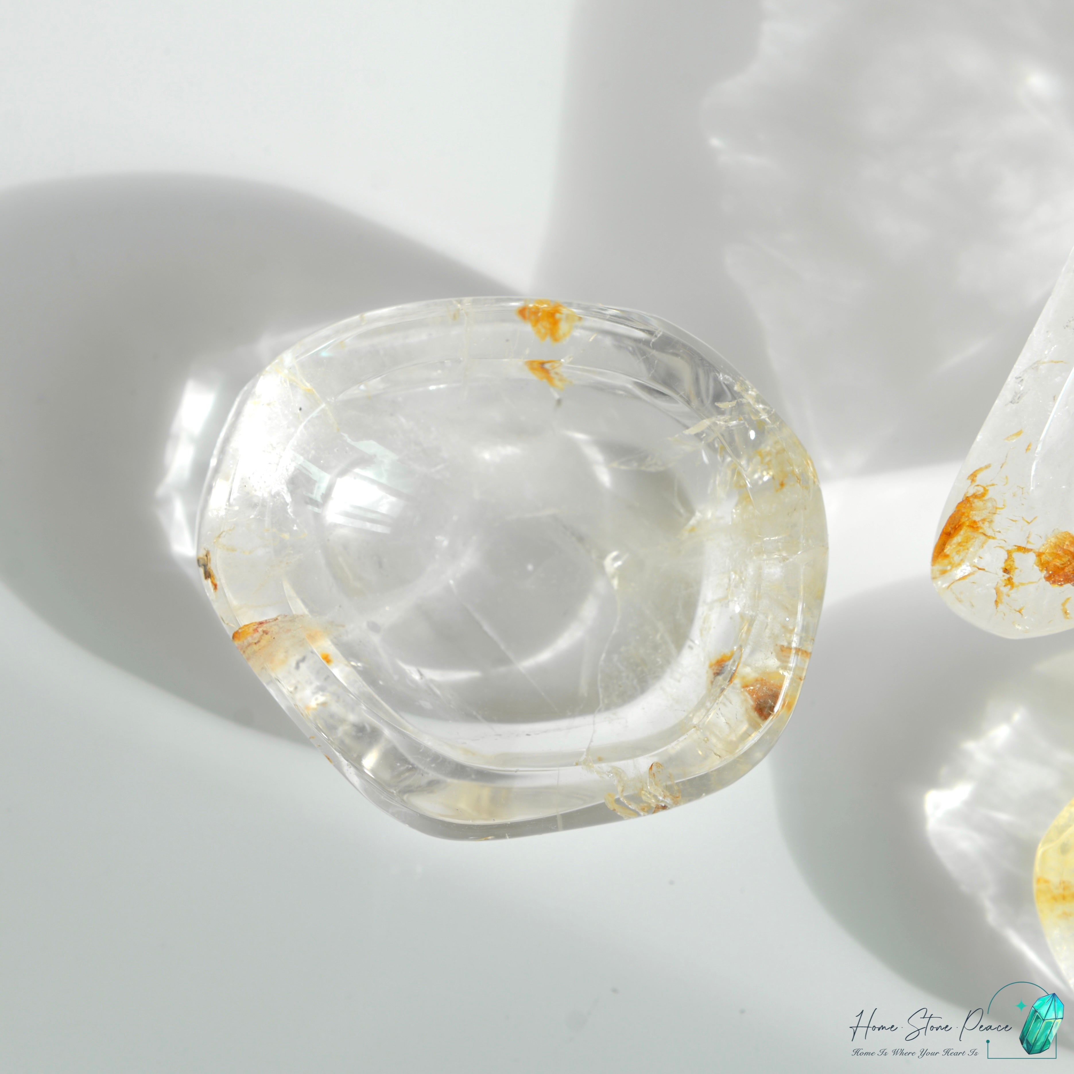 黃膠花水晶碟 Golden Healer Crystal Dish