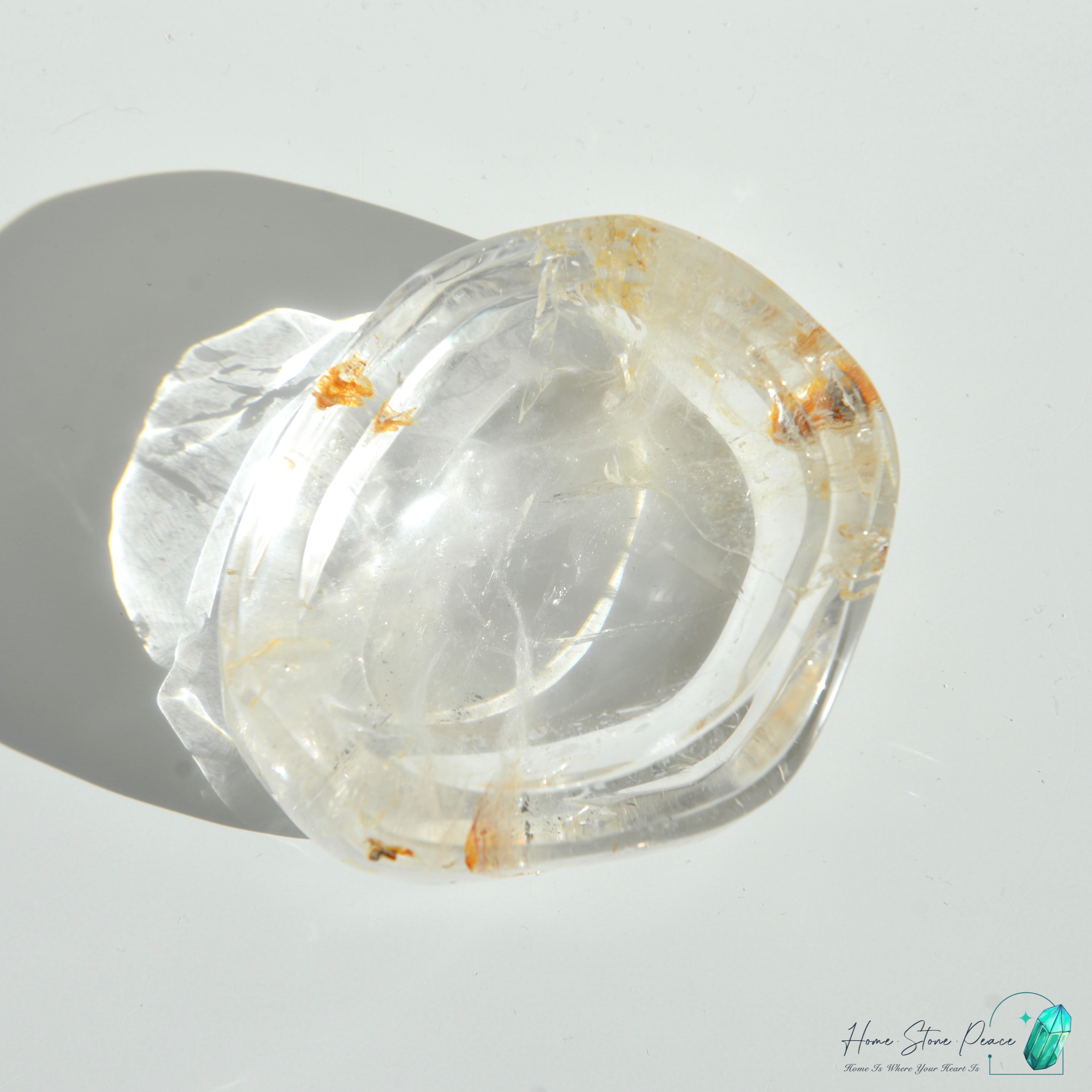 黃膠花水晶碟 Golden Healer Crystal Dish