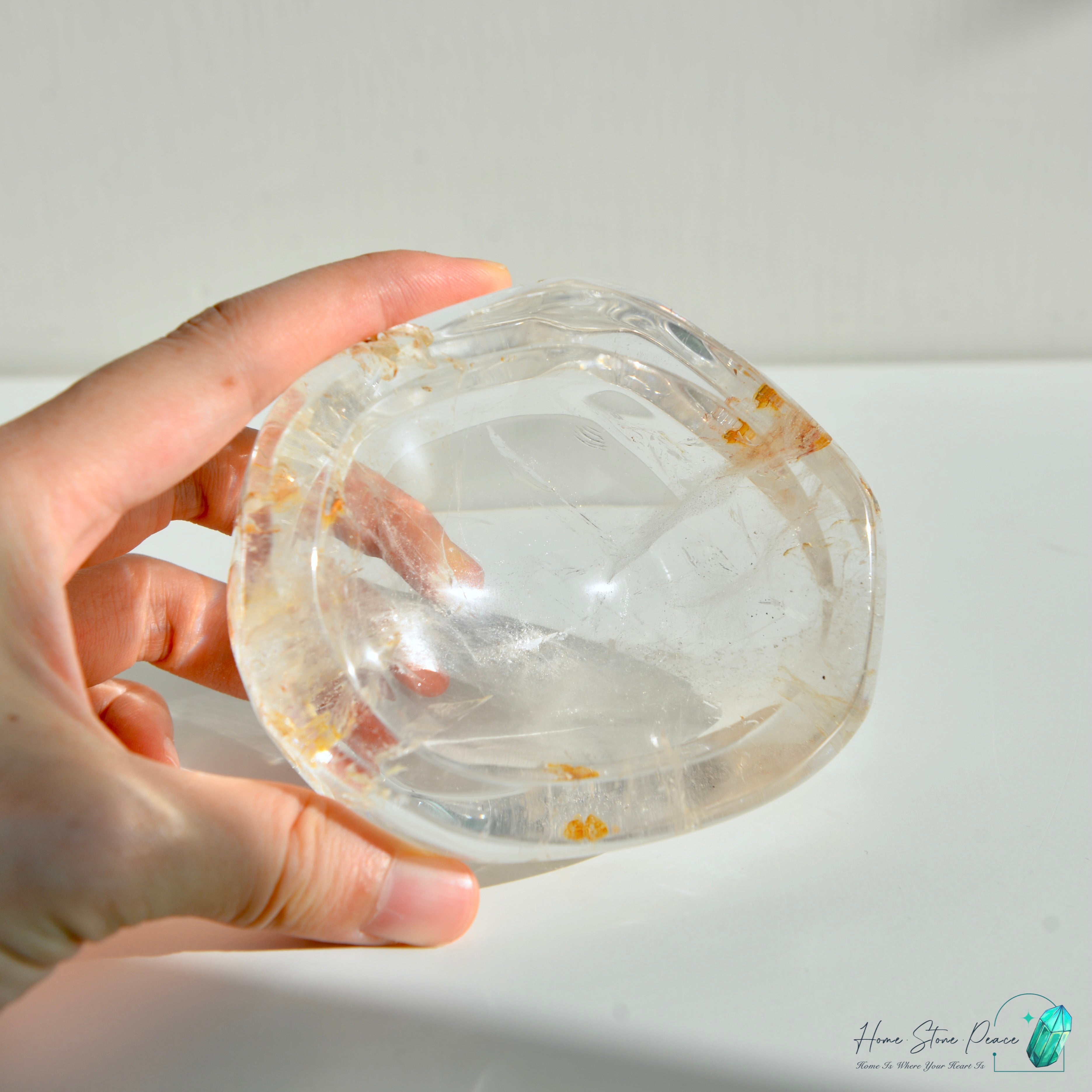 黃膠花水晶碟 Golden Healer Crystal Dish