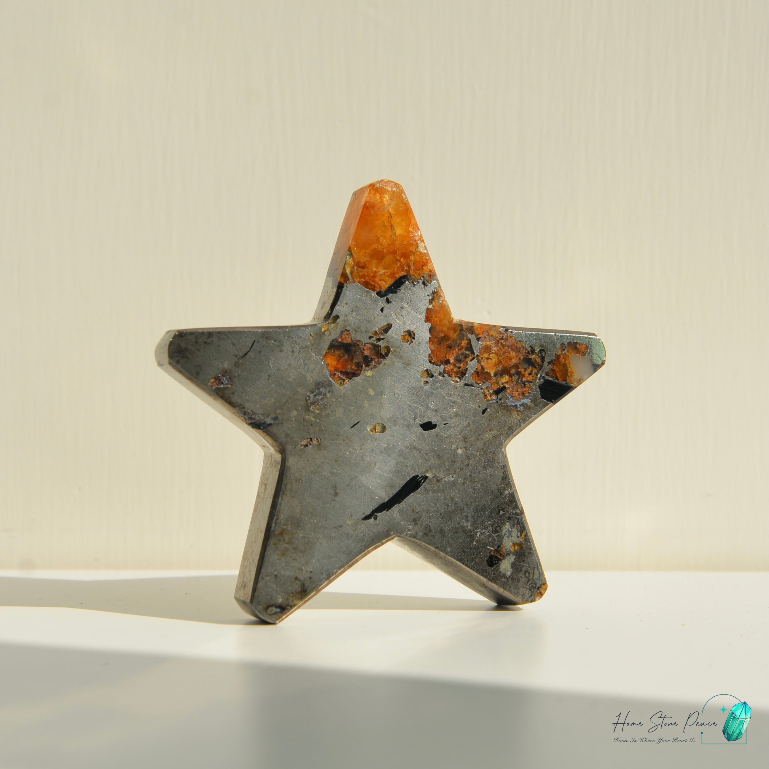 黃鐵礦黃膠花星星 Pyrite Golden Healer Star