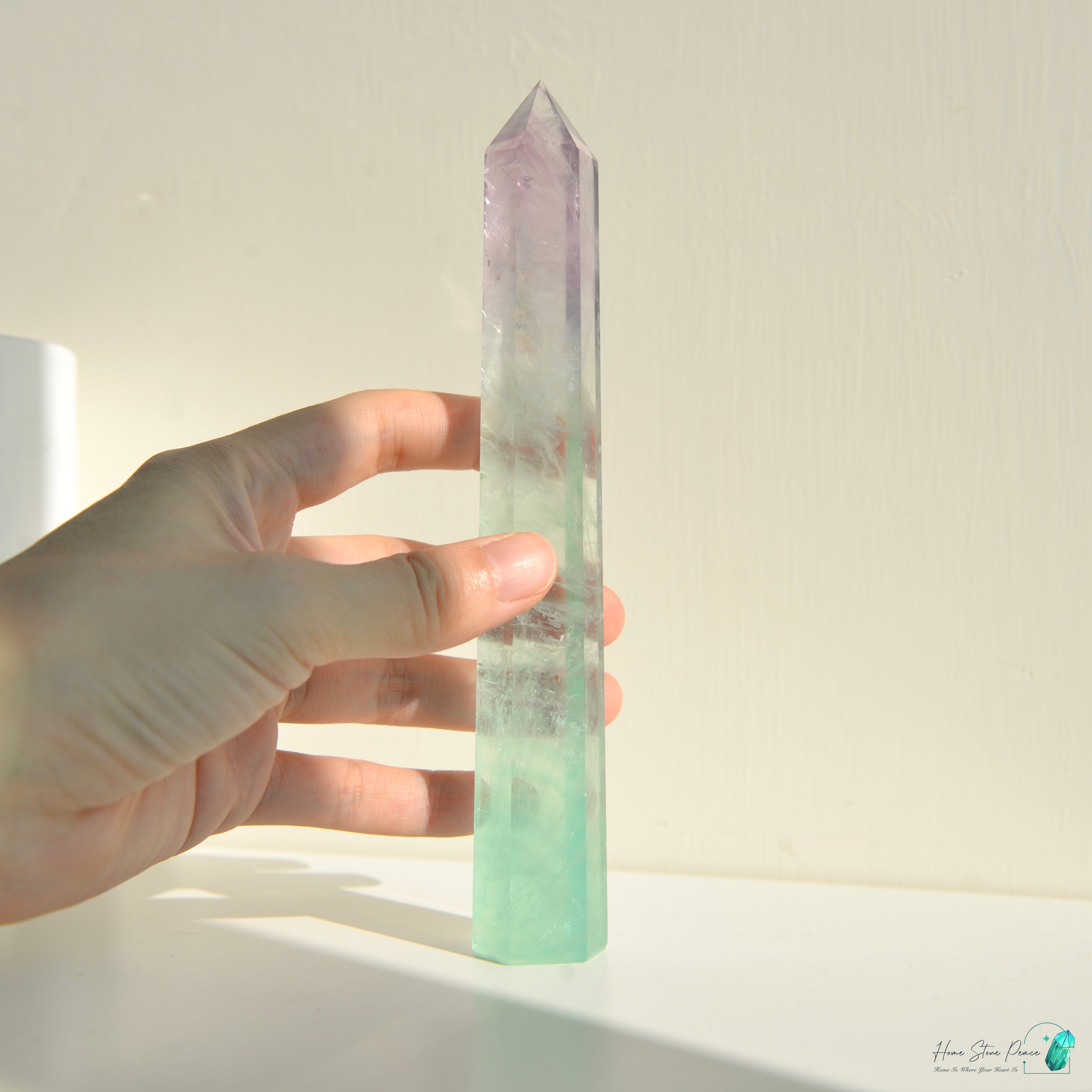 千層紫色螢石碟(加厚)紫蛍石皿