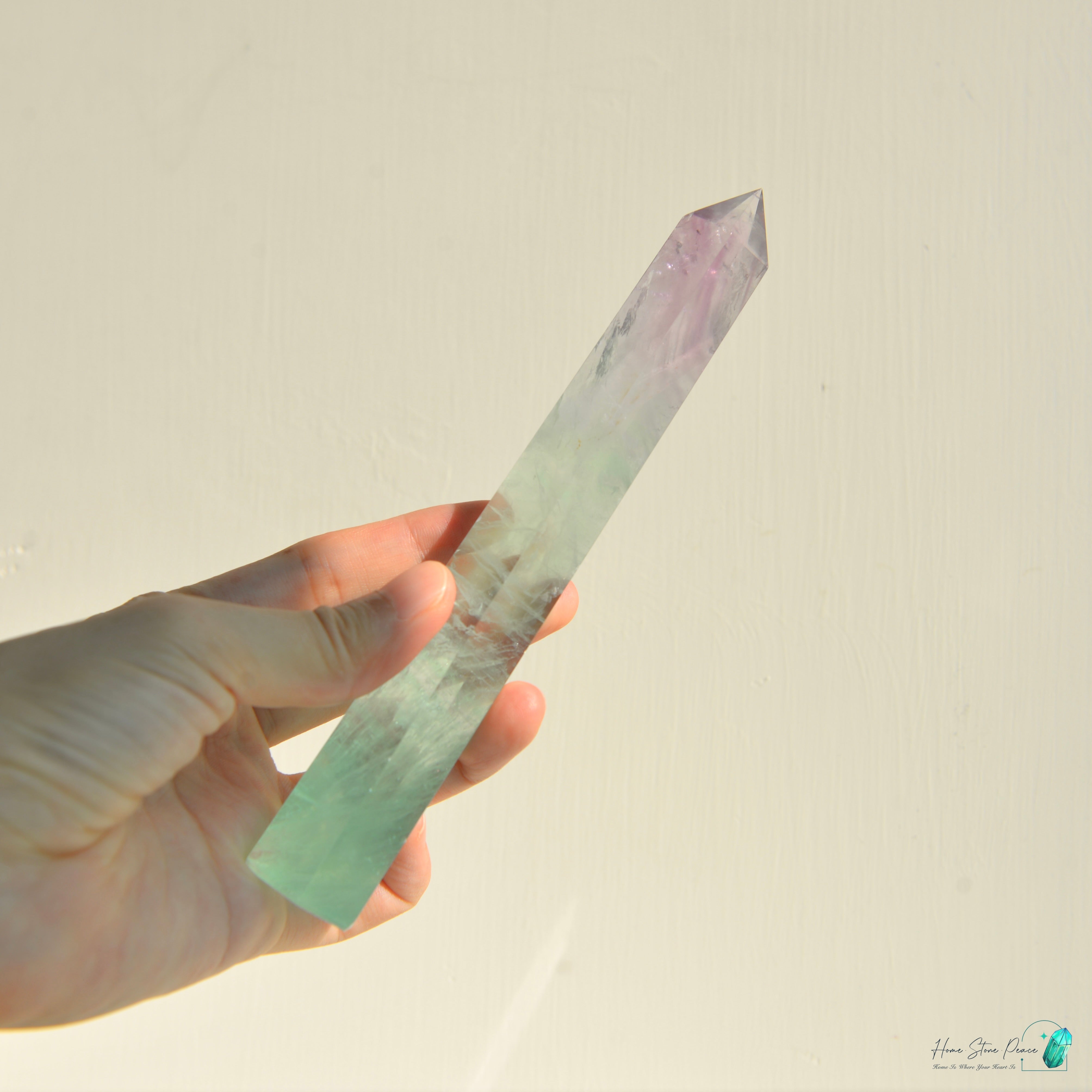 千層紫色螢石碟(加厚)紫蛍石皿