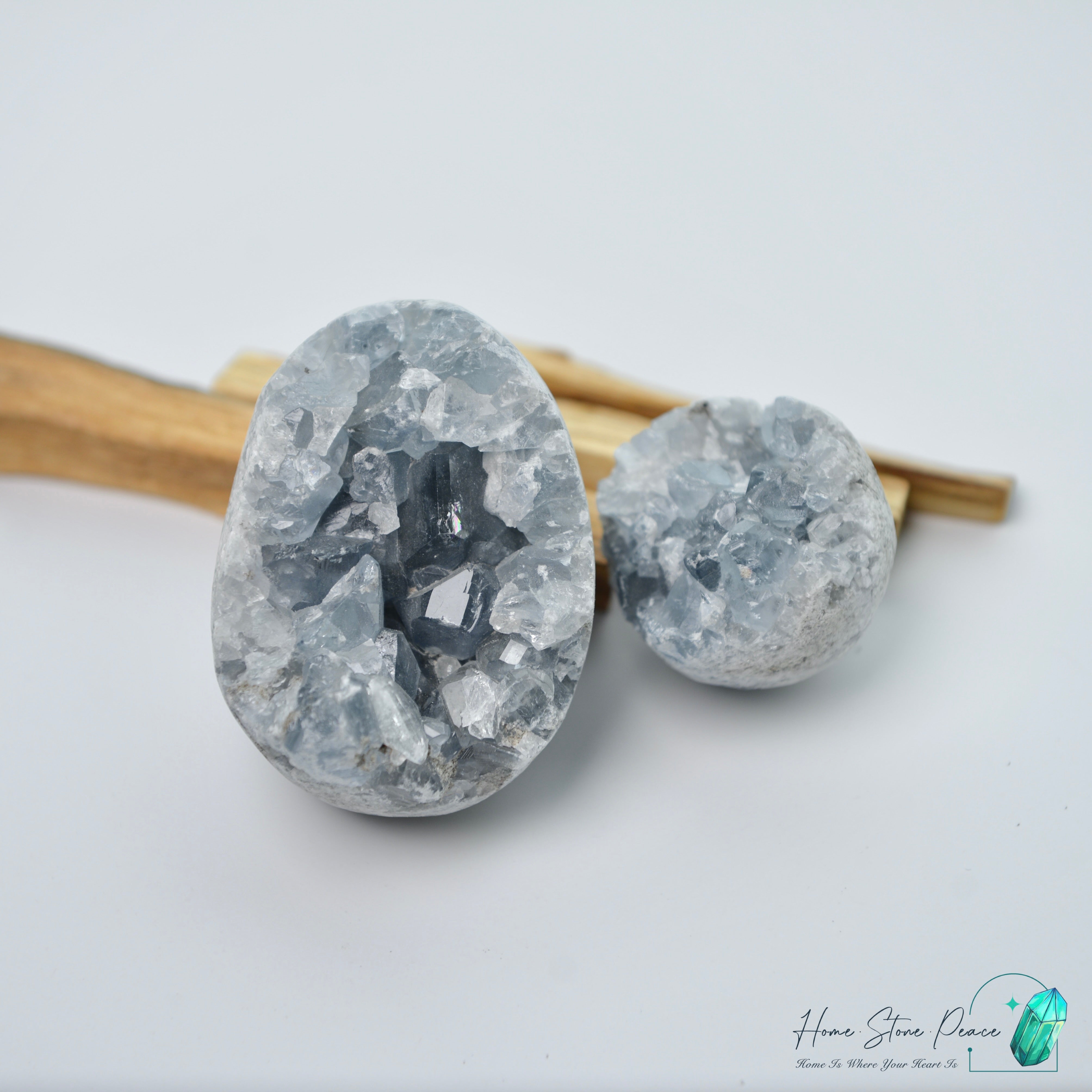 天青石蛋 セレスタイトエッグ