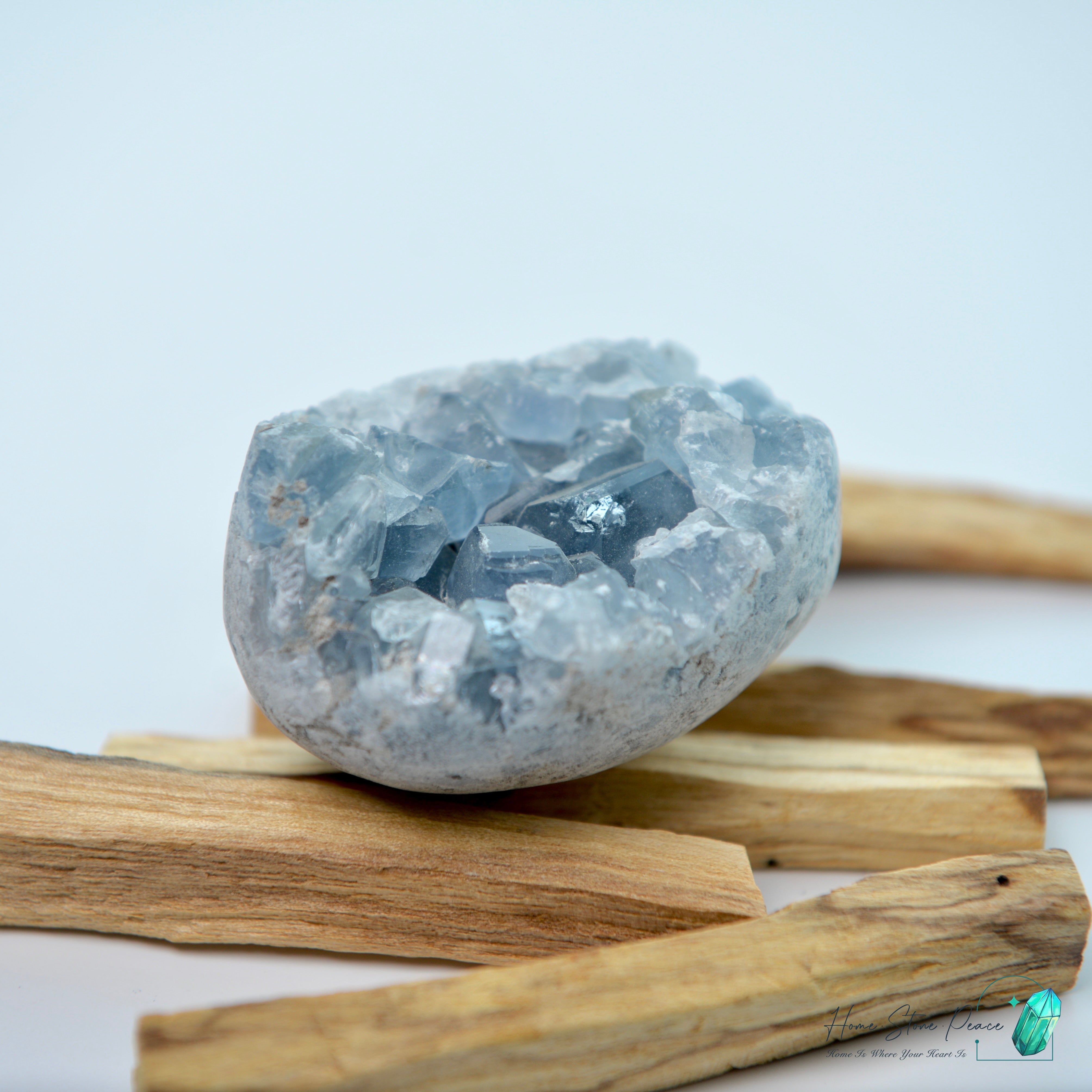 天青石蛋 セレスタイトエッグ