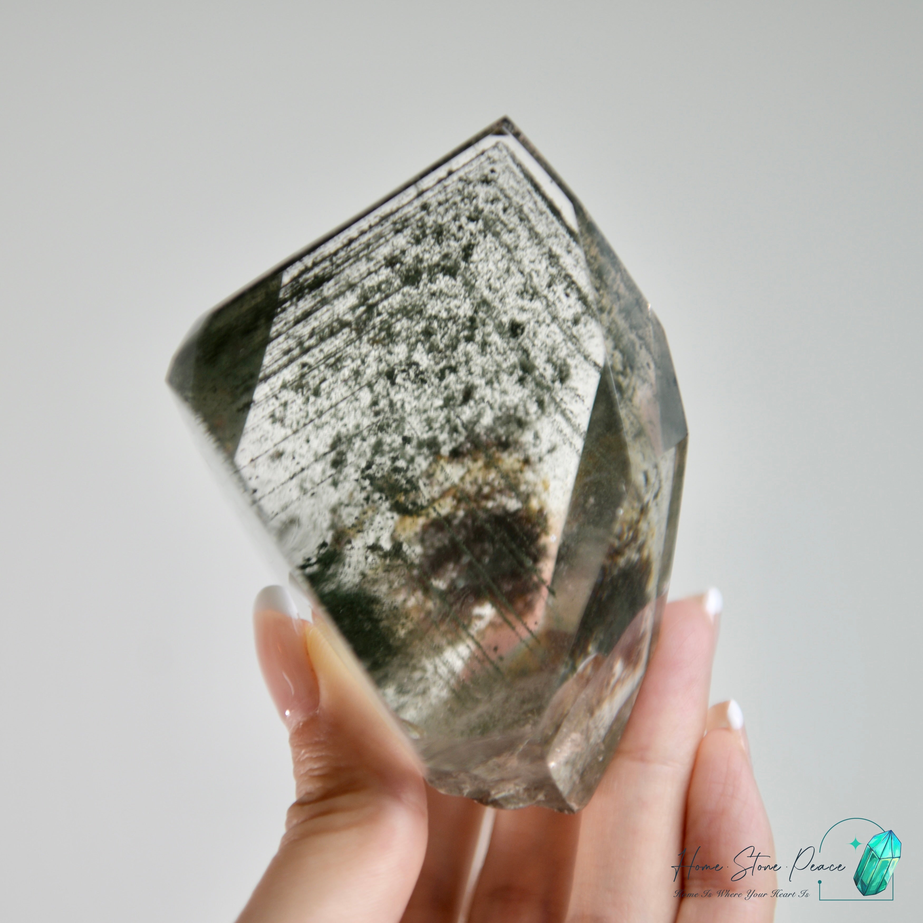 巴西千層金字塔綠幽靈隨形 ブラジルのピラミッド グリーンファントム フリーフォーム