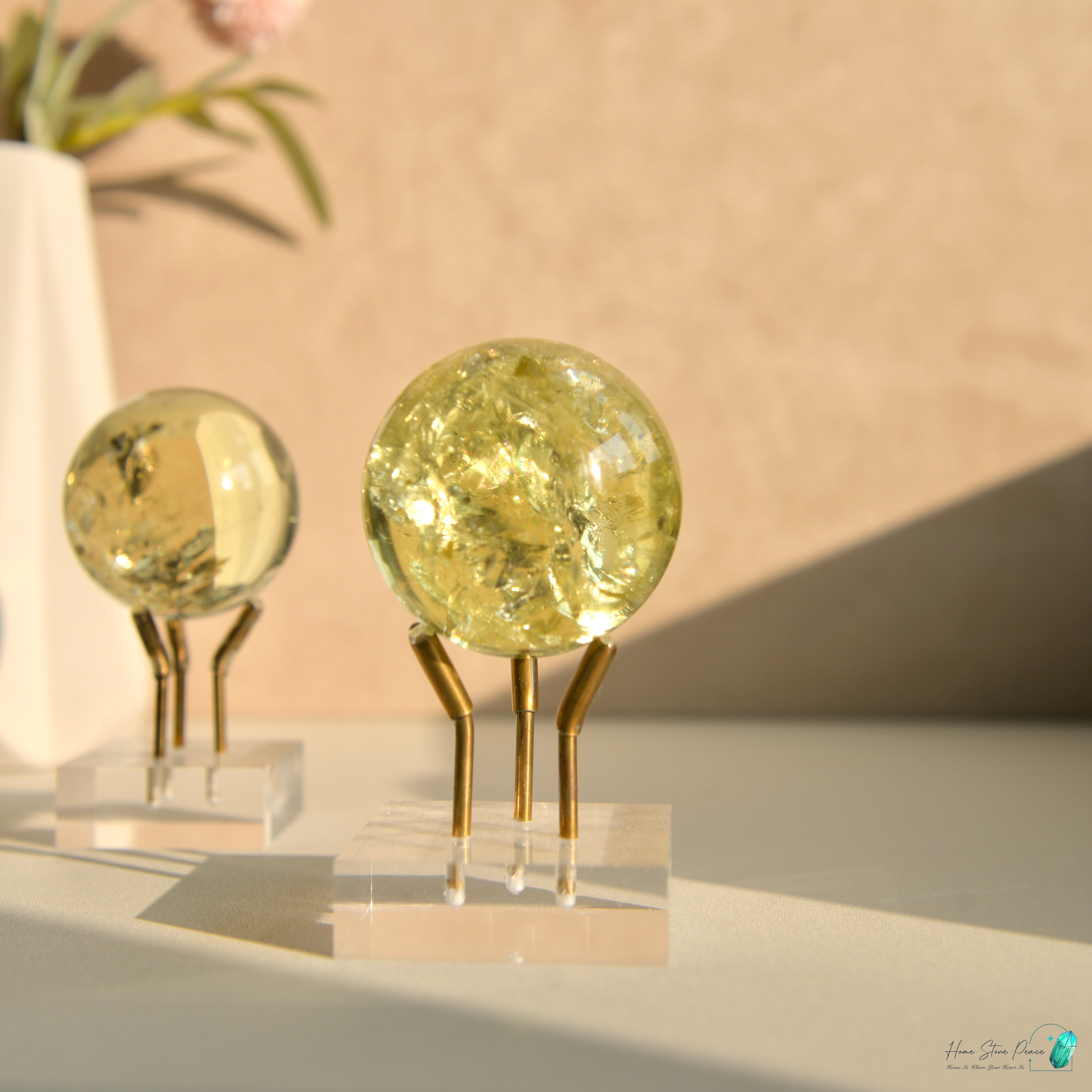 高品質彩虹黃水晶球 HQ Rainbow Citrine Sphere