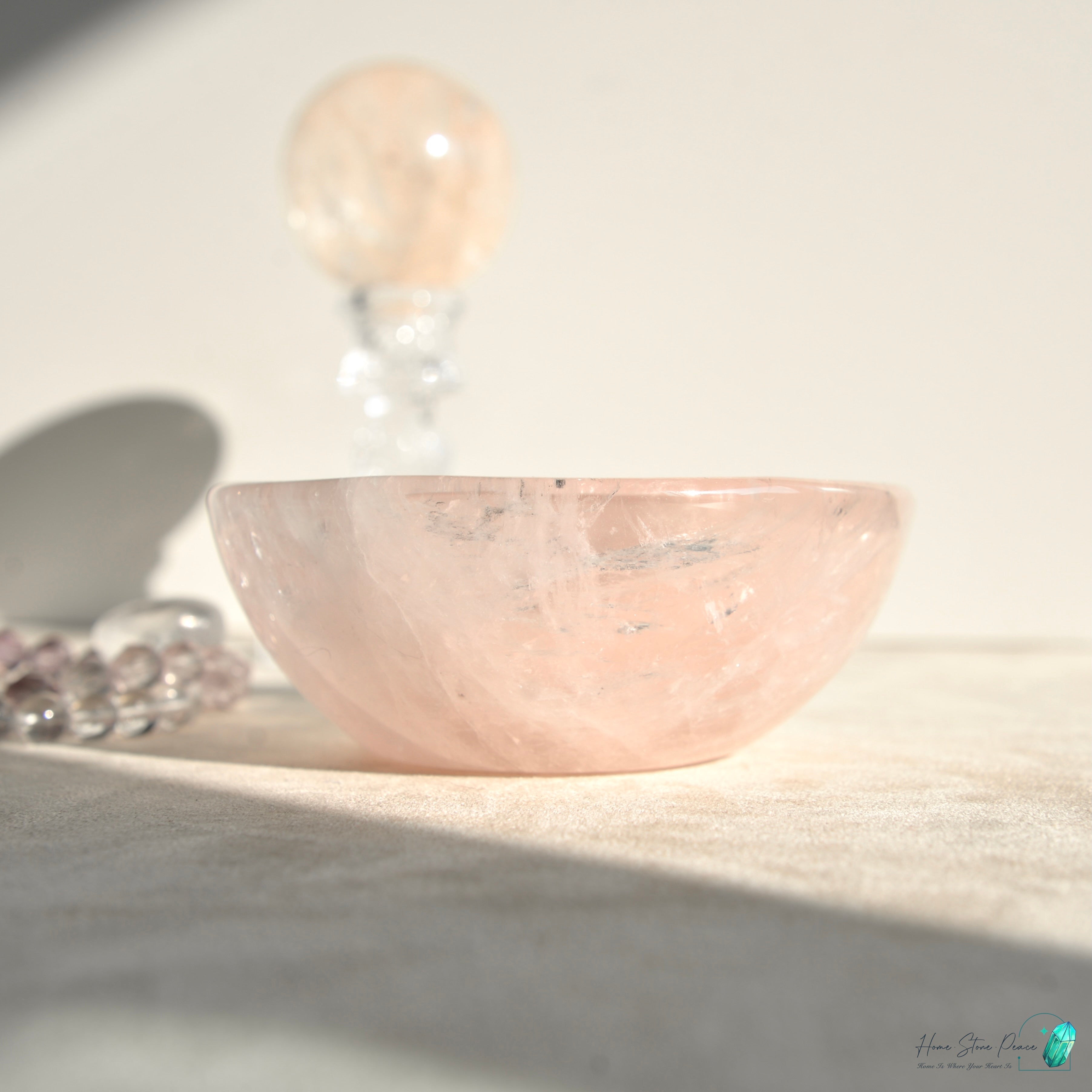 粉紅水晶碗 Rose Quartz Bowl