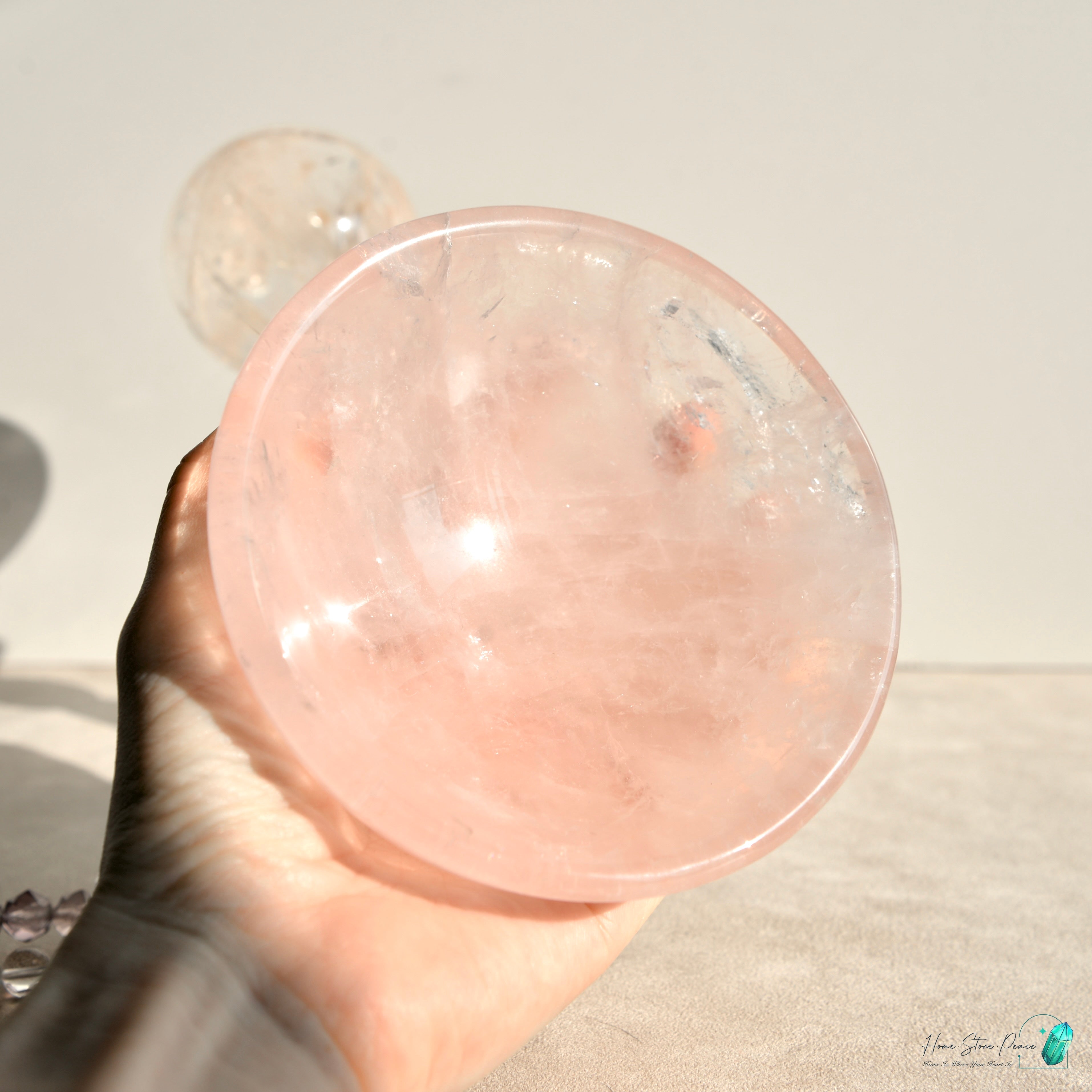 粉紅水晶碗 Rose Quartz Bowl