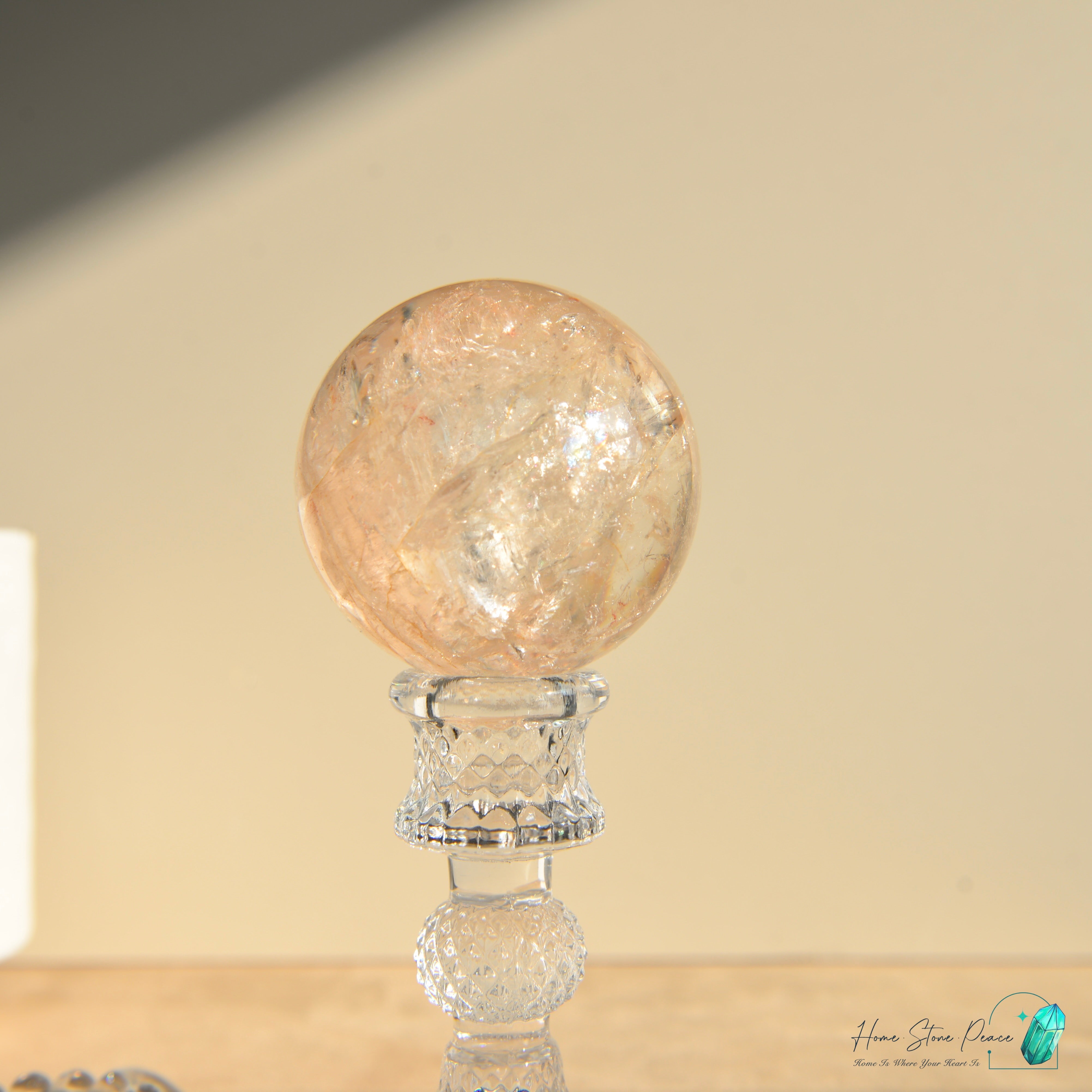 精品粉紅膠花球 Premium Pink Hematoid Sphere