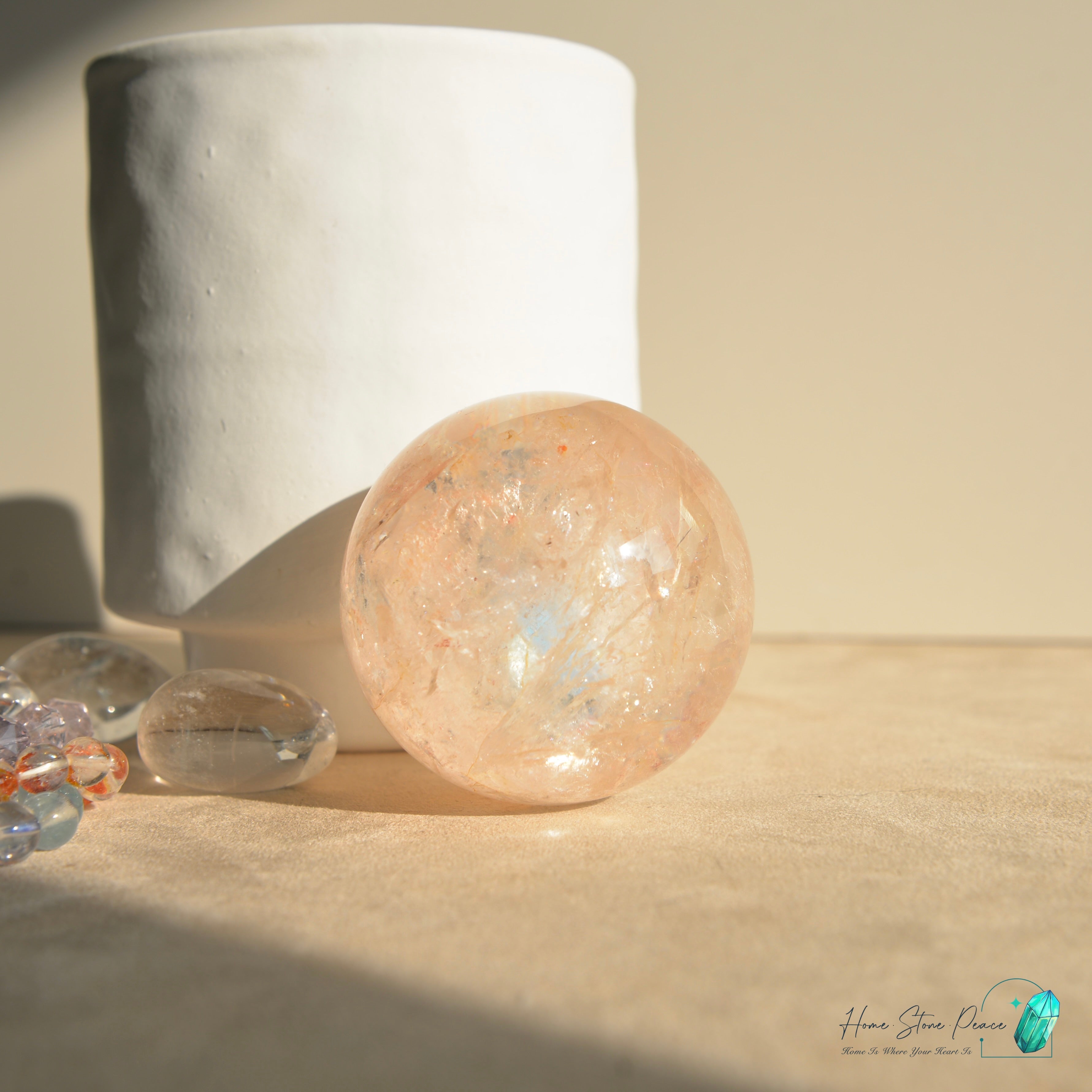 精品粉紅膠花球 Premium Pink Hematoid Sphere