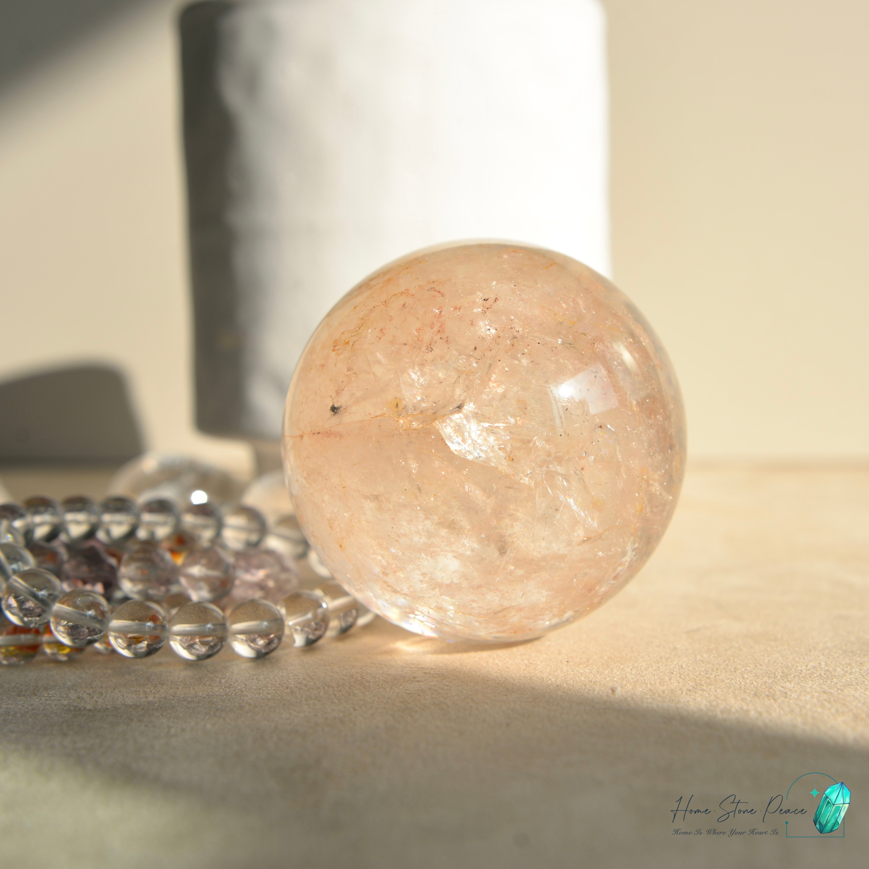 精品粉紅膠花球 Premium Pink Hematoid Sphere