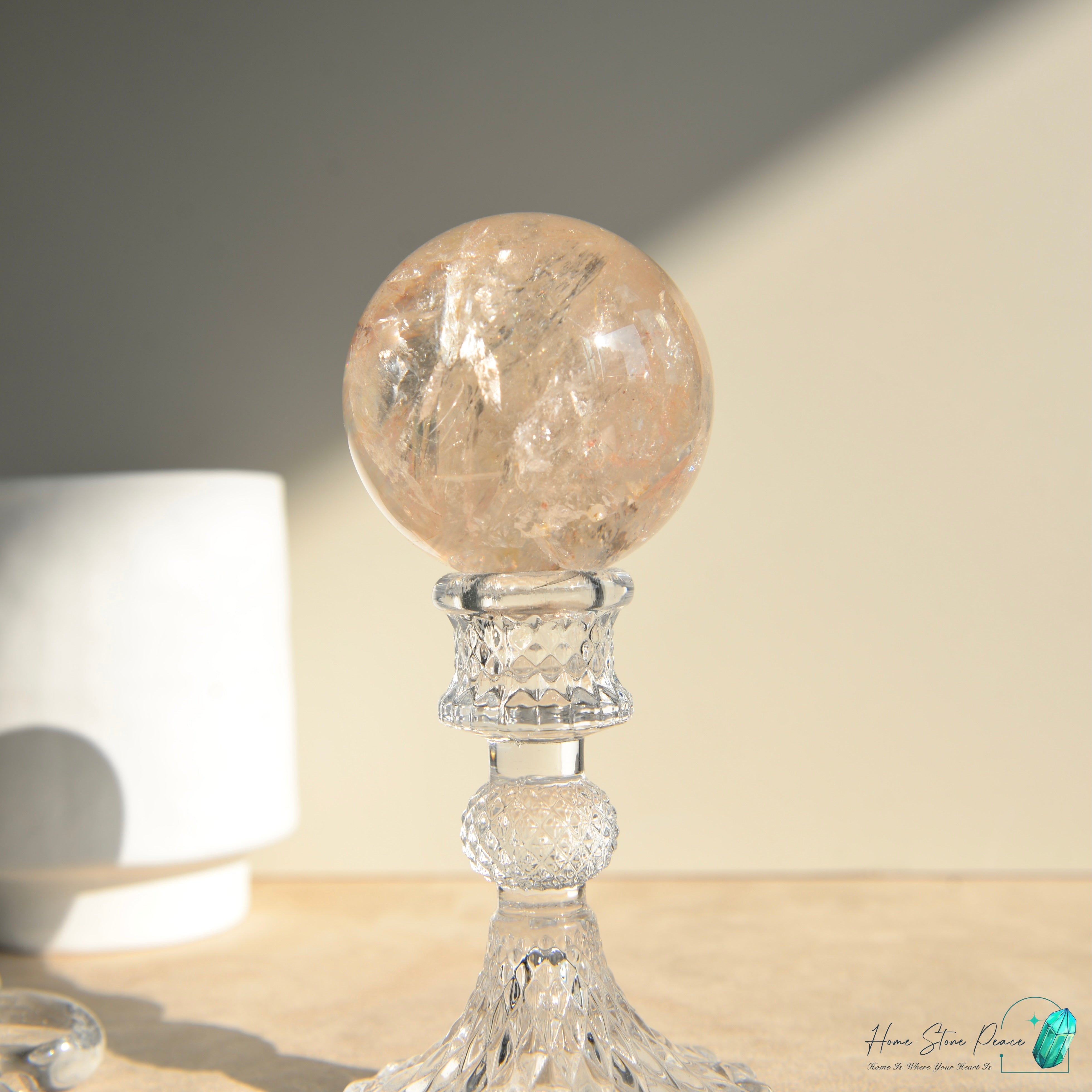 精品粉紅膠花球 Premium Pink Hematoid Sphere