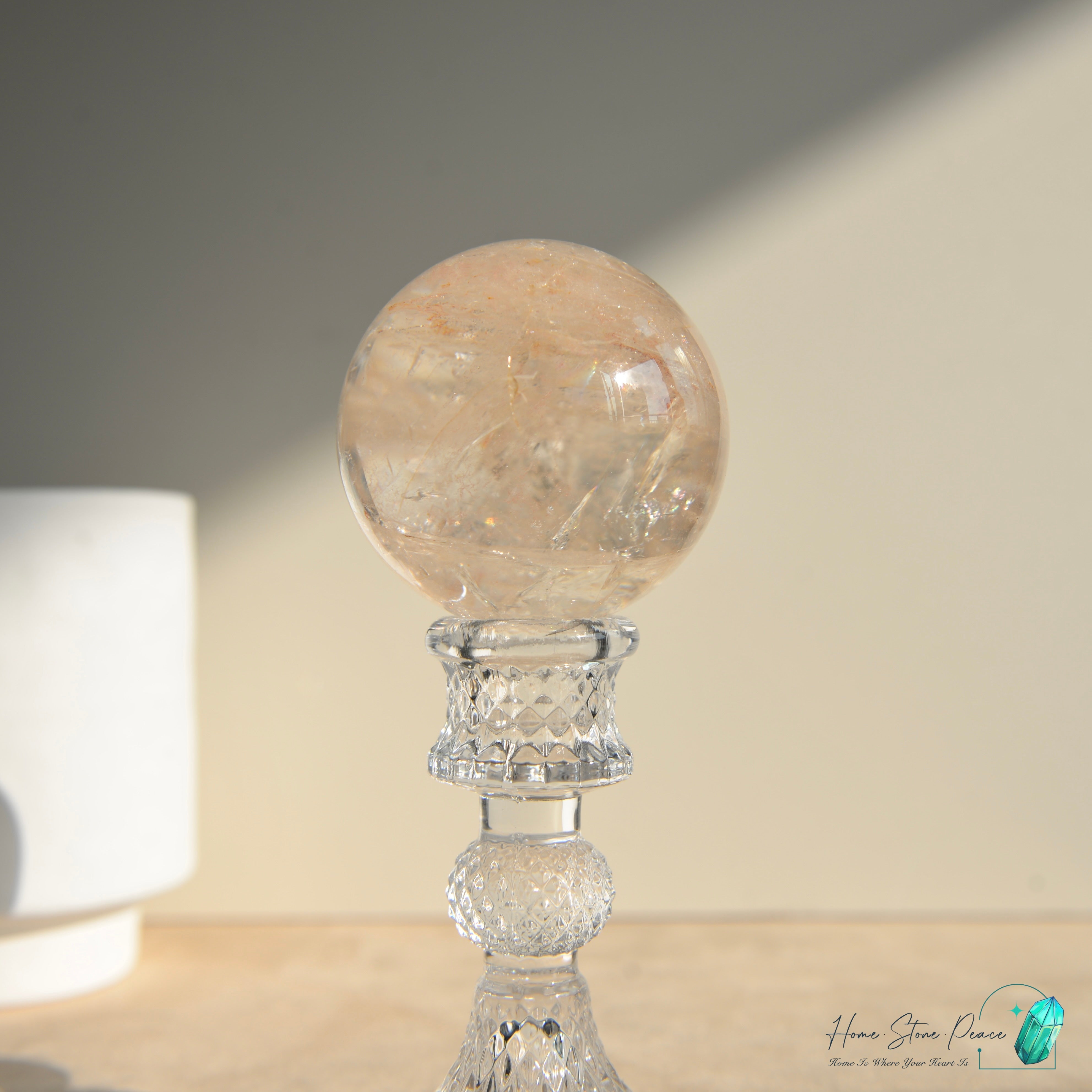 精品粉紅膠花球 Premium Pink Hematoid Sphere