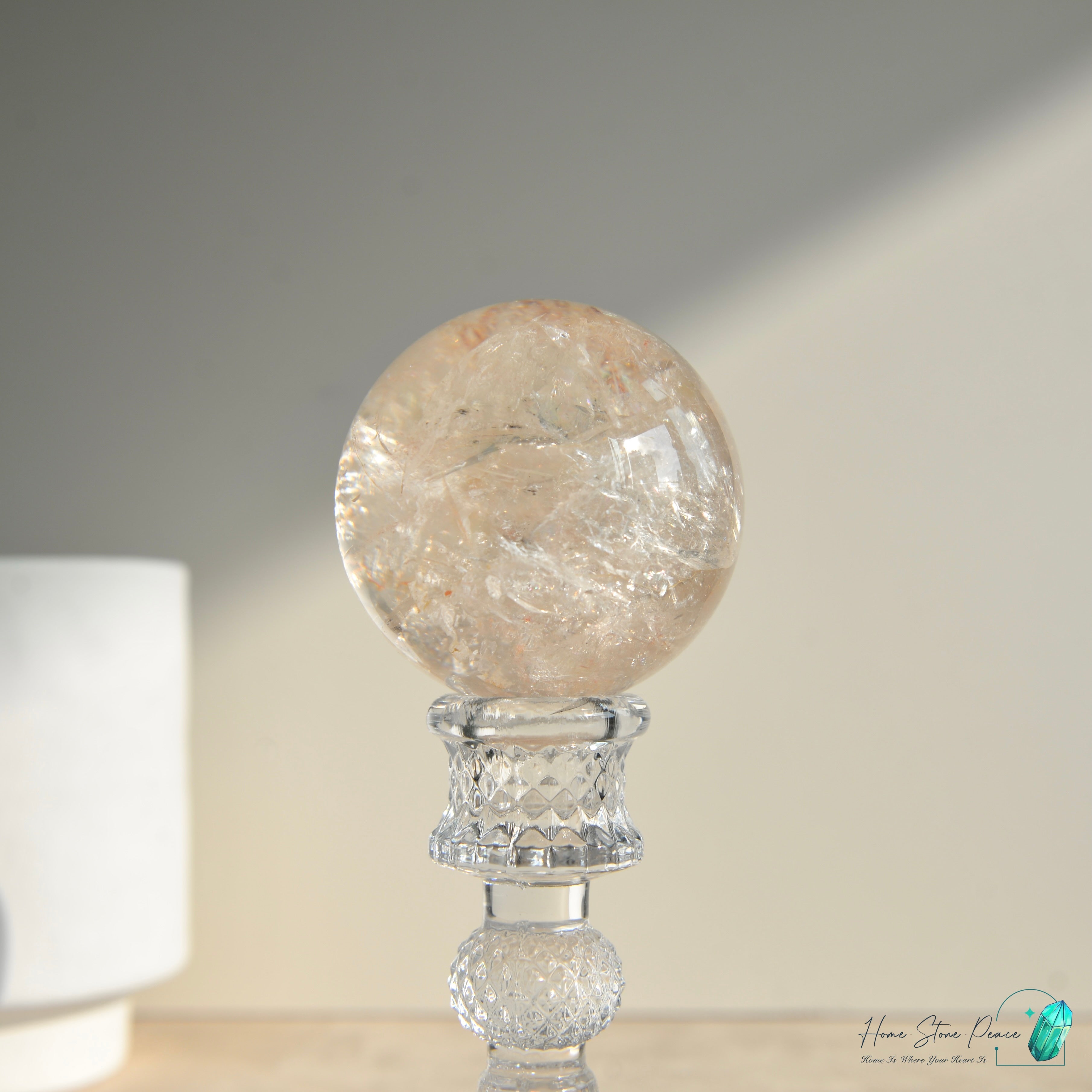 精品粉紅膠花球 Premium Pink Hematoid Sphere