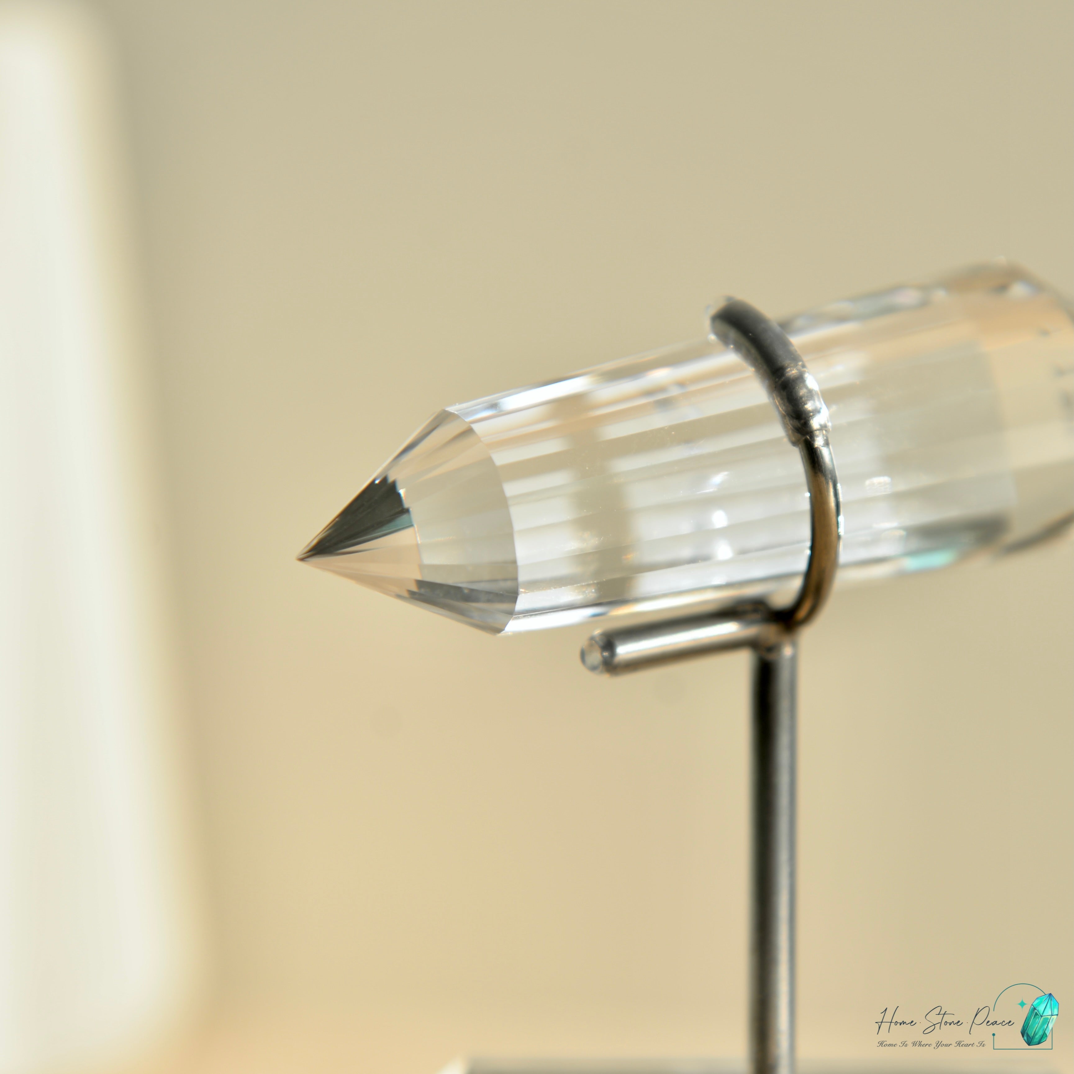 純手工沃格爾白水晶 (24面) Handcrafted Clear Quartz Vogel Cut (24 sides)