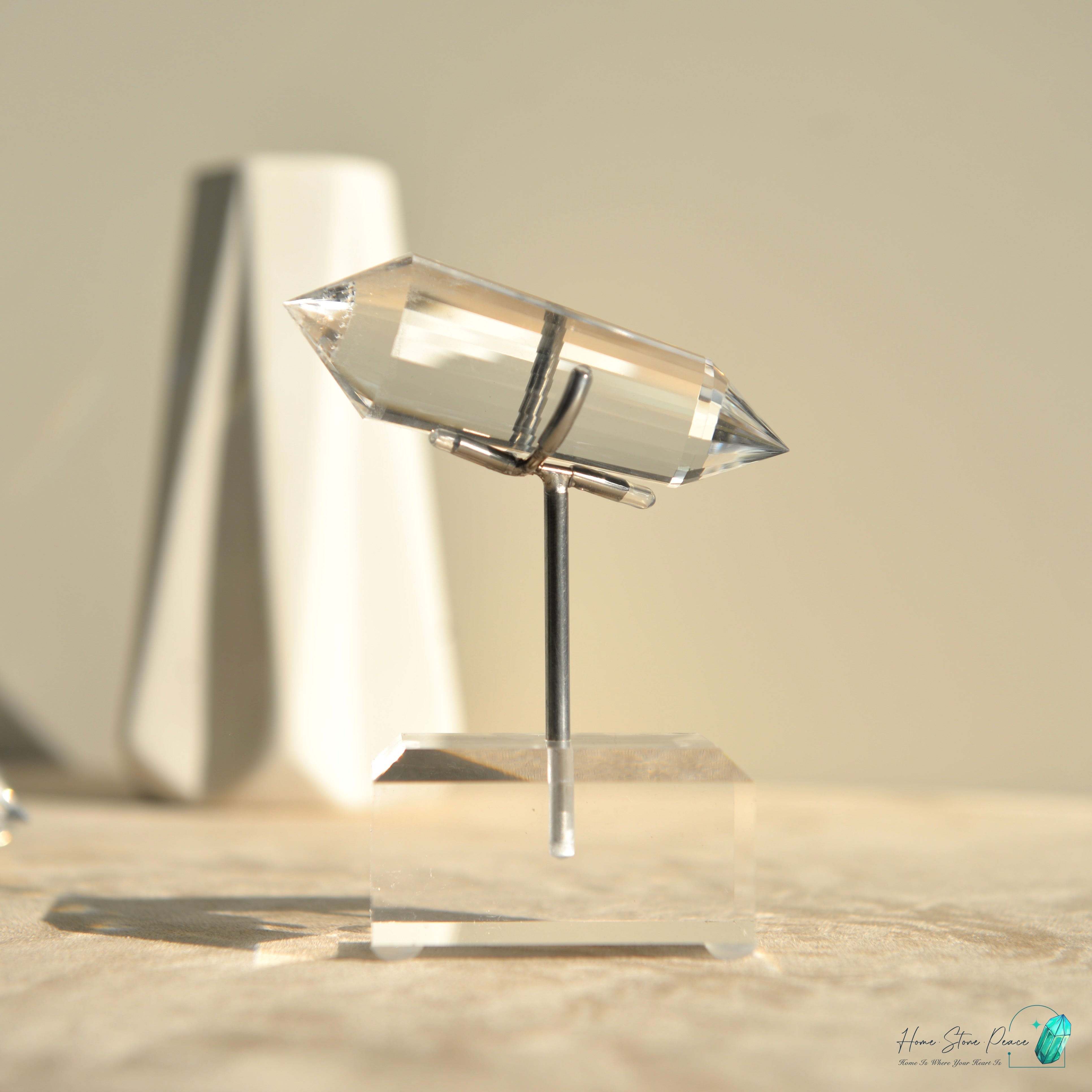 純手工沃格爾白水晶 (24面) Handcrafted Clear Quartz Vogel Cut (24 sides)