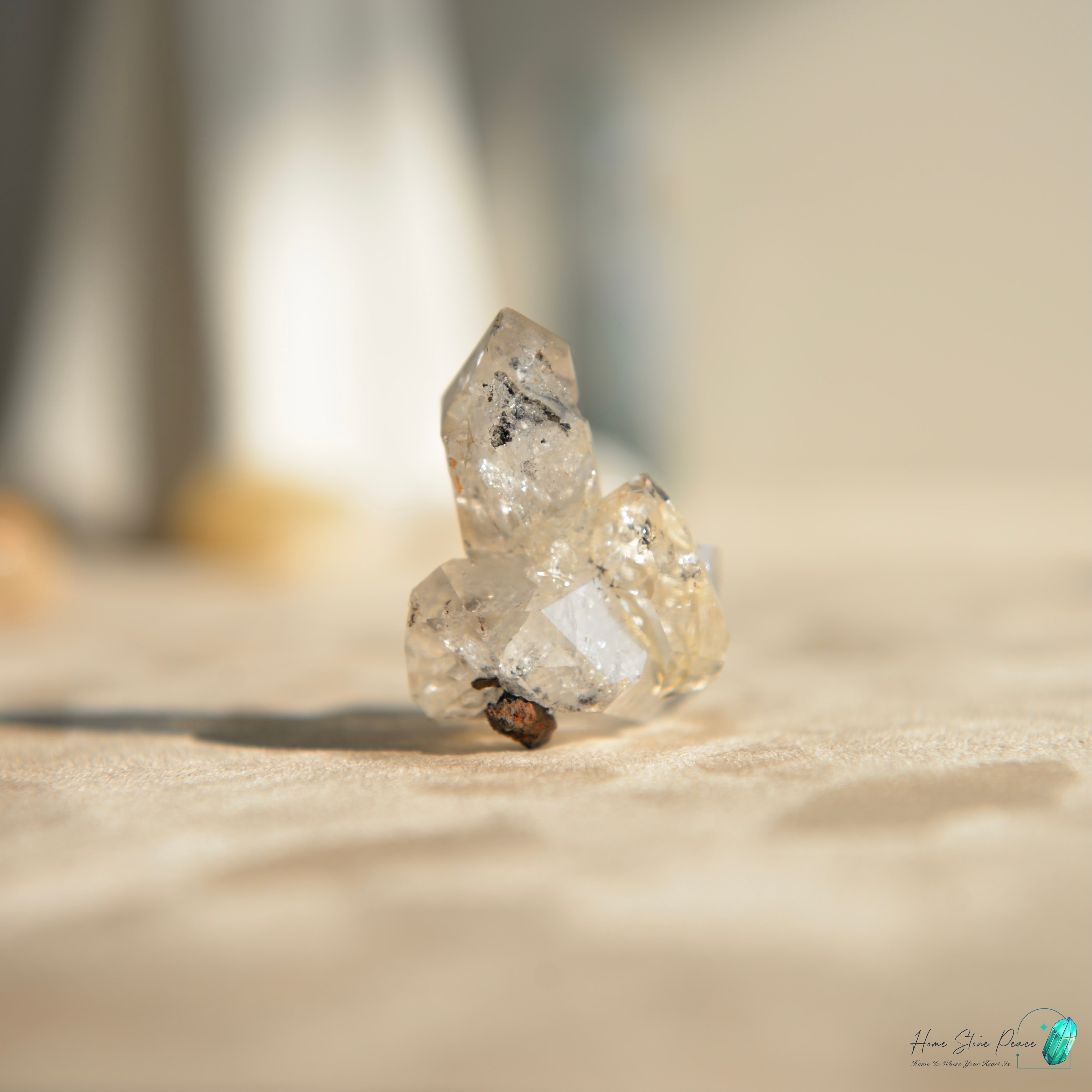 美國紐約赫基蒙鑽石晶簇 New York Herkimer Diamond Cluster