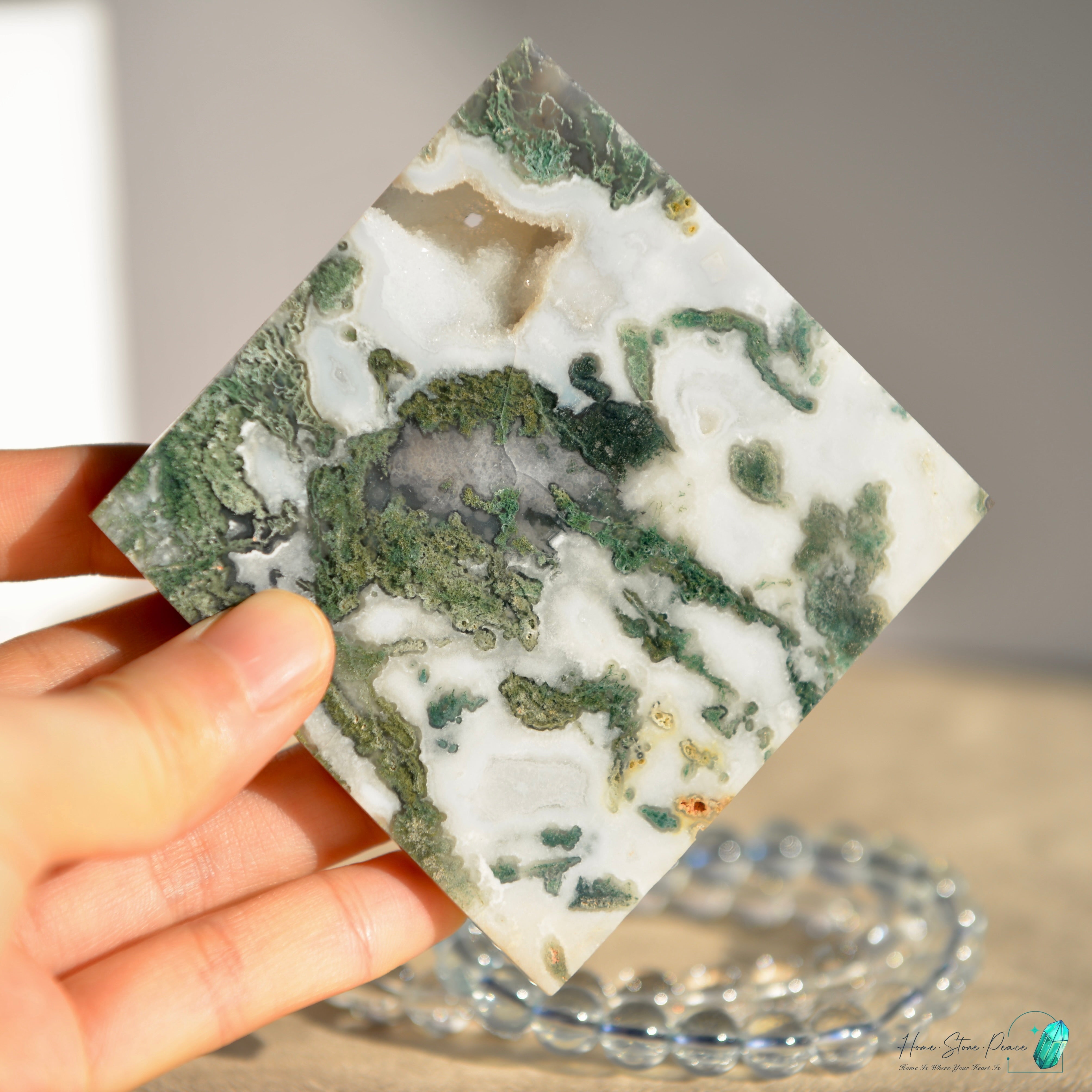 水草瑪瑙片 Moss Agate Slab