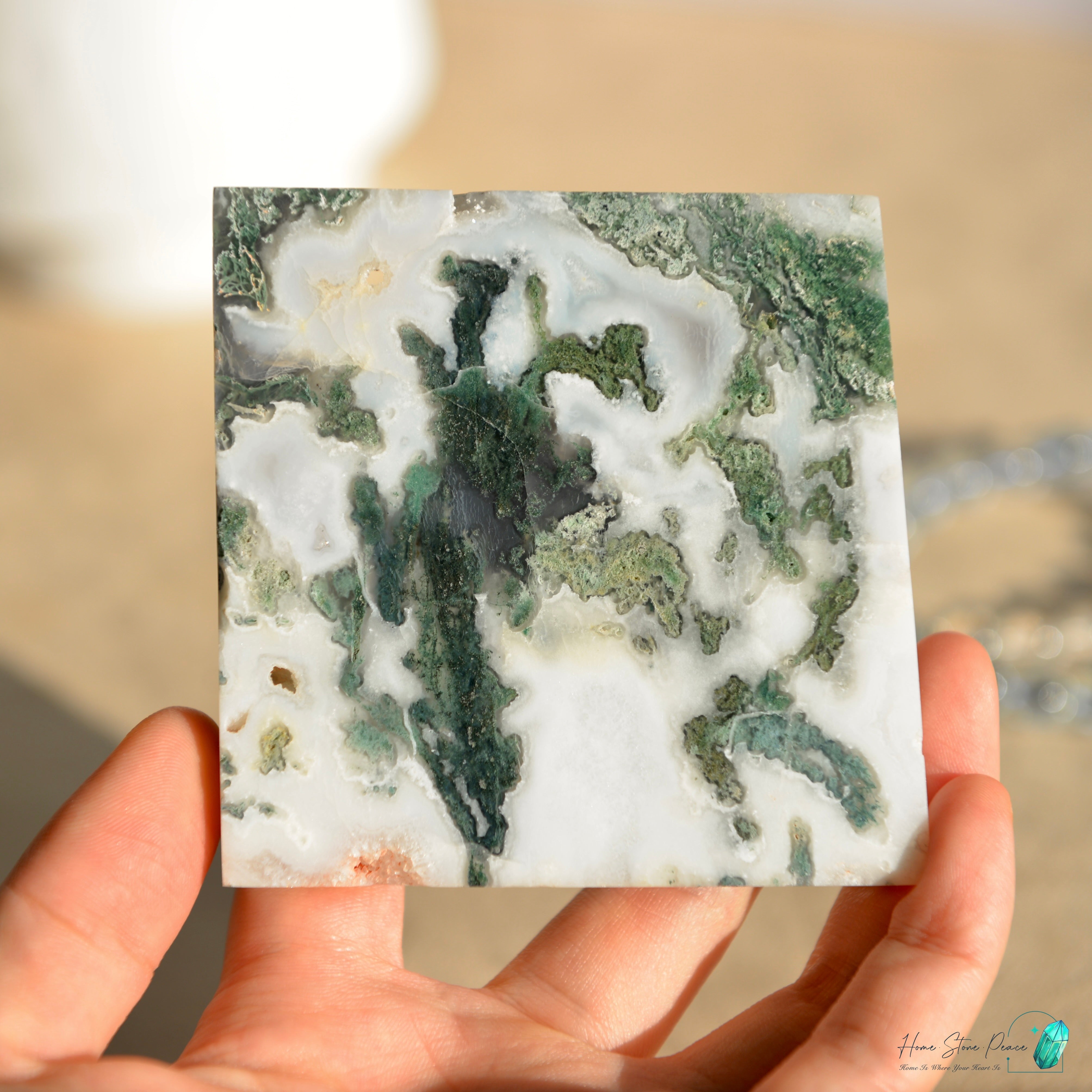 水草瑪瑙片 Moss Agate Slab